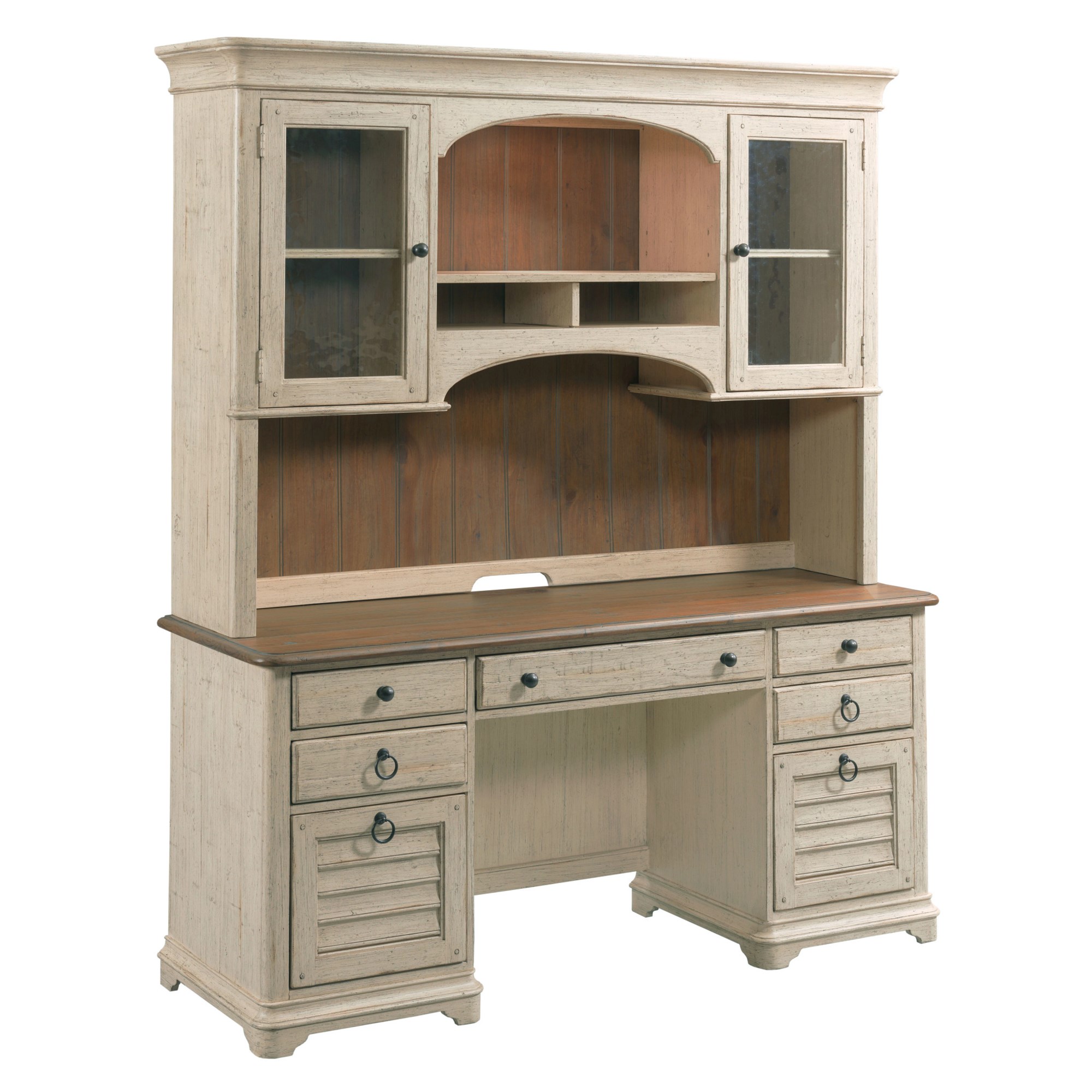 Belmont Desk | Small Pedestal Desks in Home Office Furniture and Decor