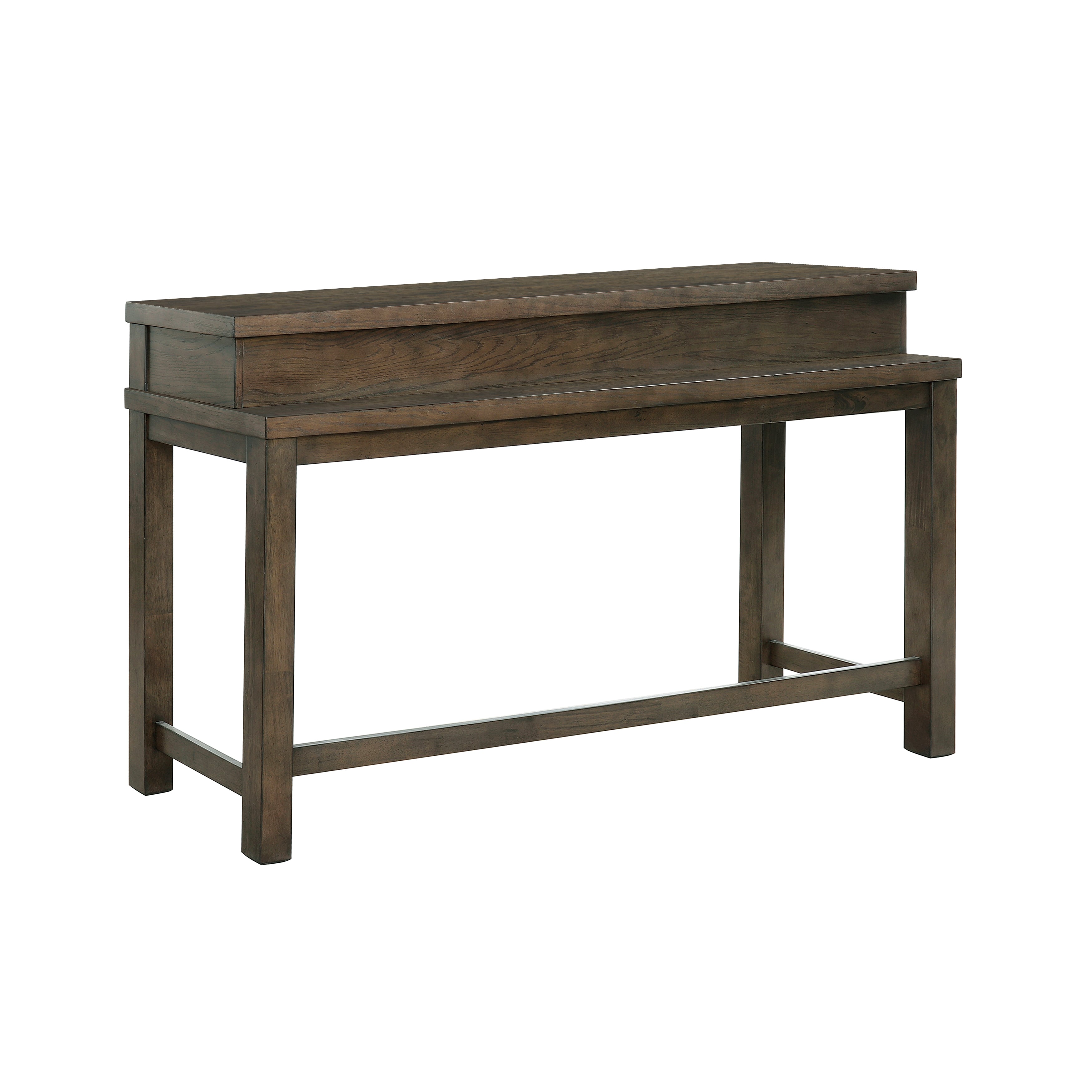 Farmhouse sofa discount table with stools