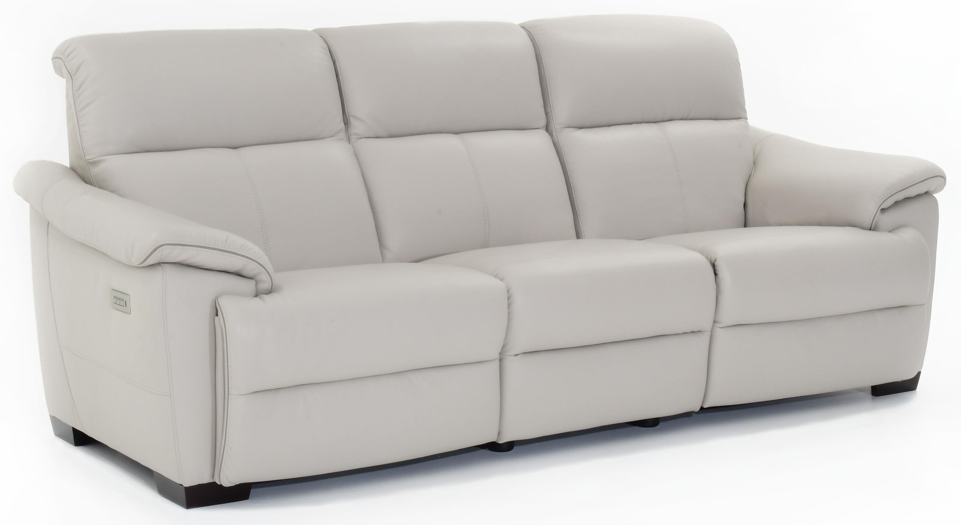 Natuzzi Editions Potenza C063 N00 N02 001 1581sp 18 Contemporary Wall Hugger Power Reclining Sofa with Power Headrests Baer s Furniture Reclining Sofa