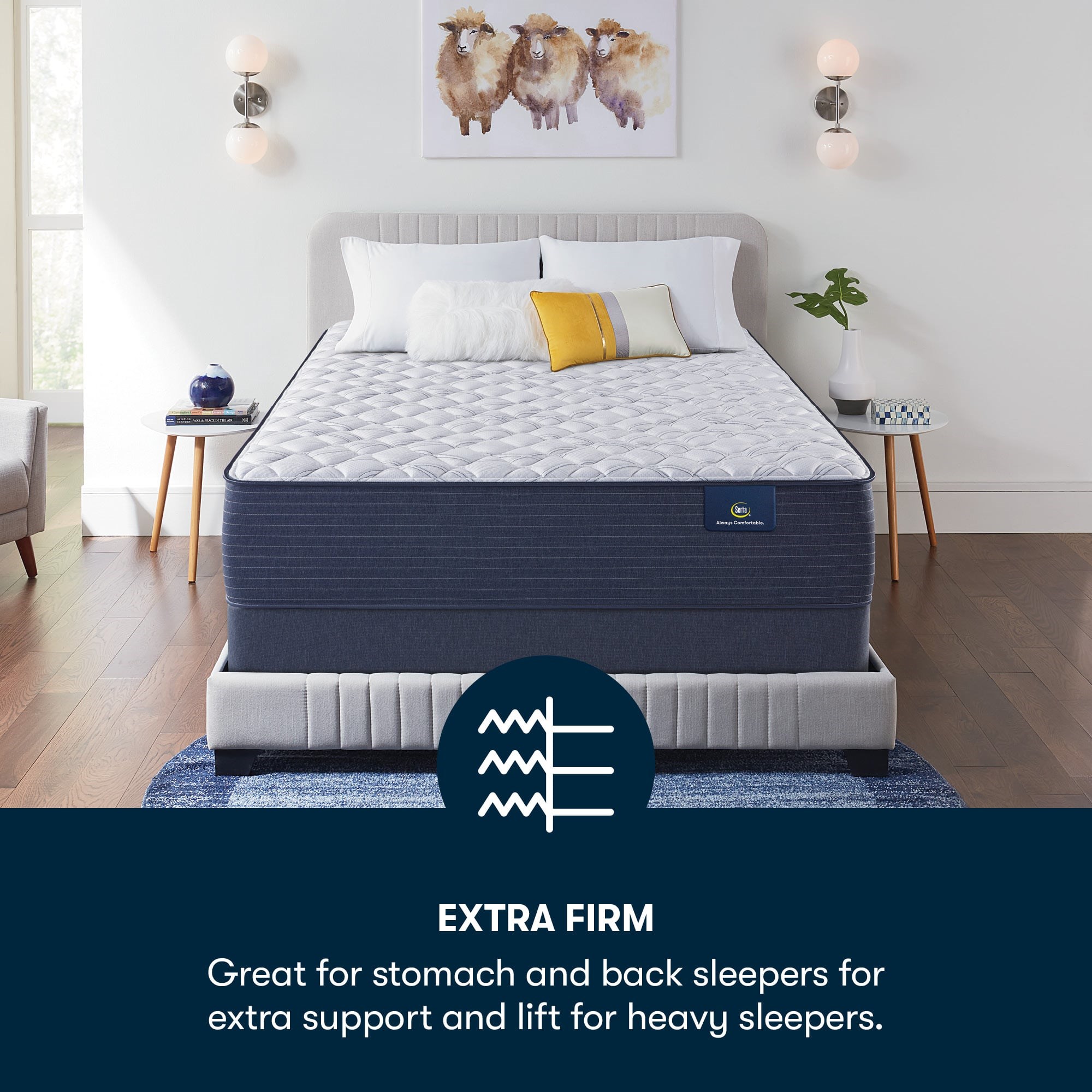 Serta innerspring deals queen mattress