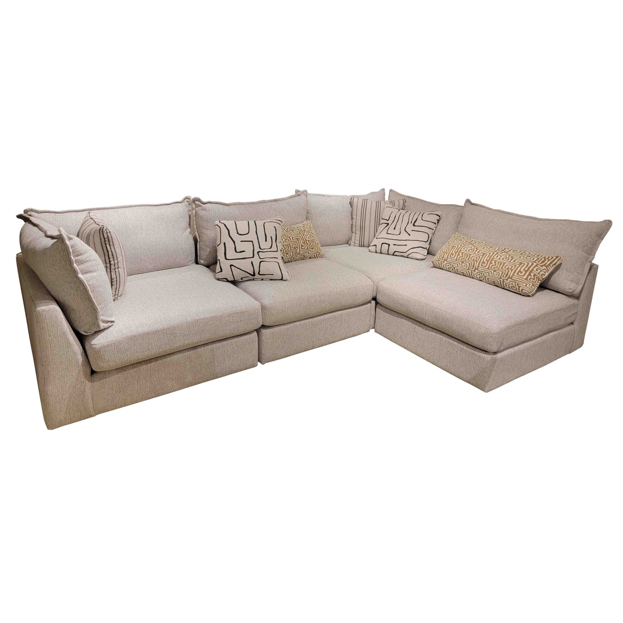 Kent Home Furnishings Durango 9910444 4 Piece Sectional Johnny Janosik Sectional Sofa Groups