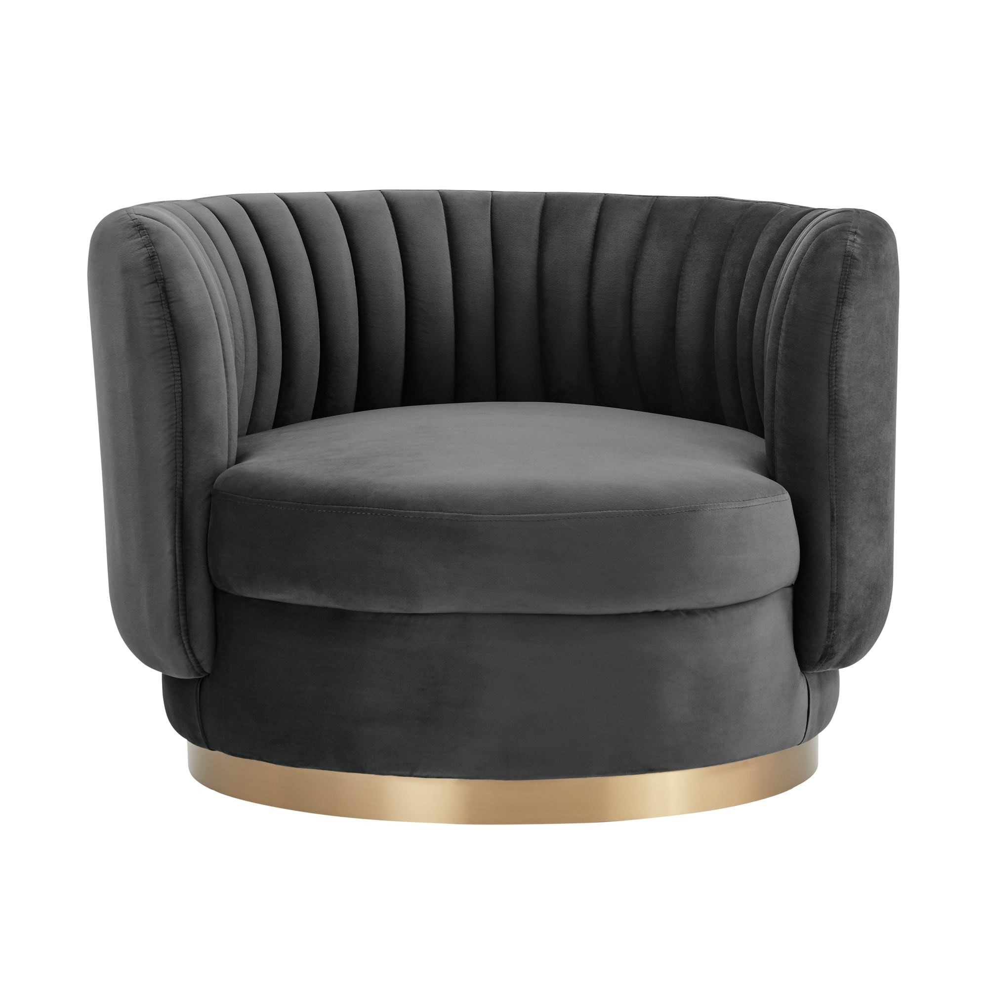 Gold base swivel online chair