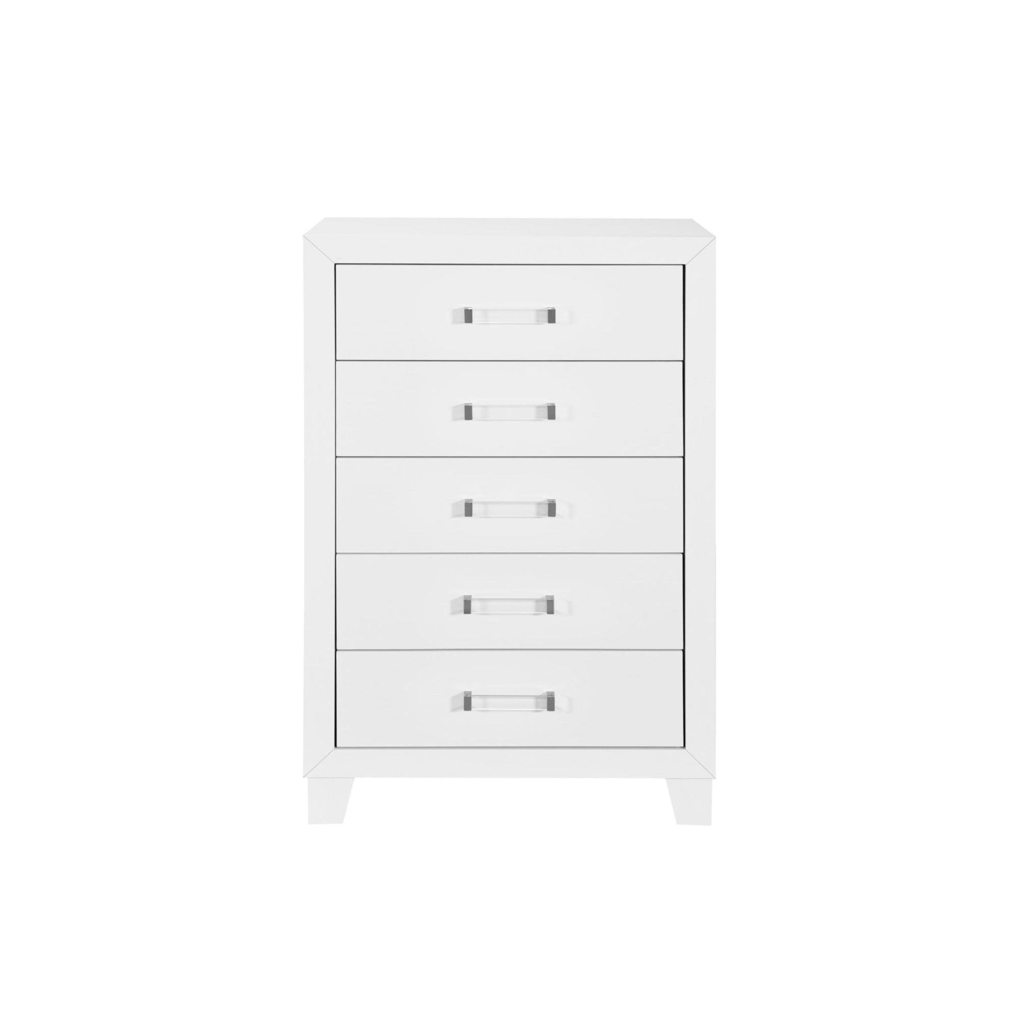 Lucious 27612 LUCIOUS WHITE CHEST | | 7 Day Furniture | Chest - Chest