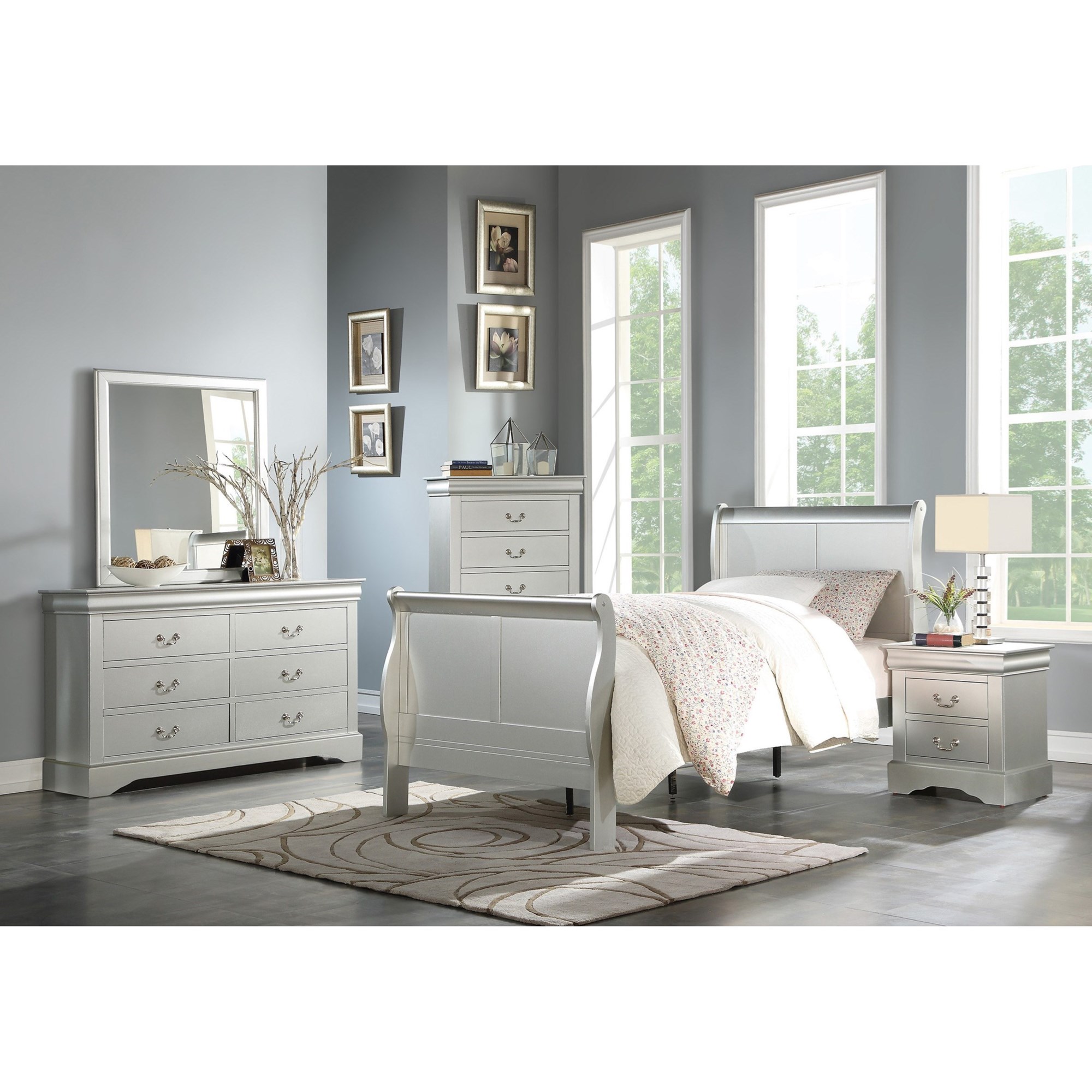 Acme Furniture Louis Philippe III Two Drawer Transitional