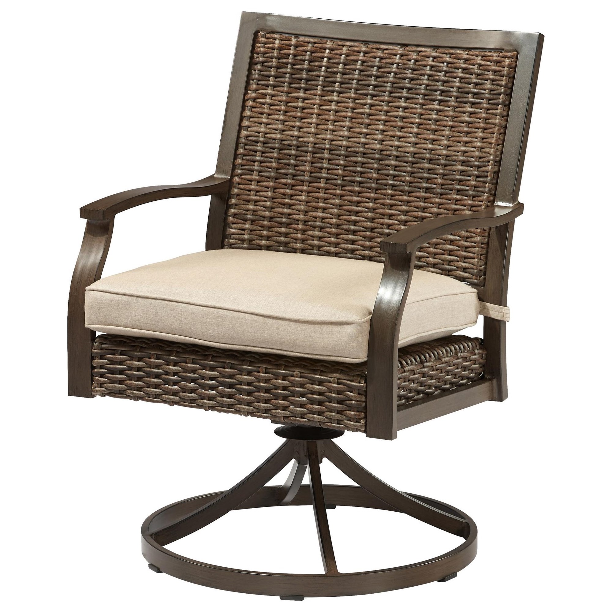 Chair Dining Furniture Swivel Rocker Outdoor Belfort Alfresco | | Wyndham Arm Dining 625254159 Outdoor Chairs