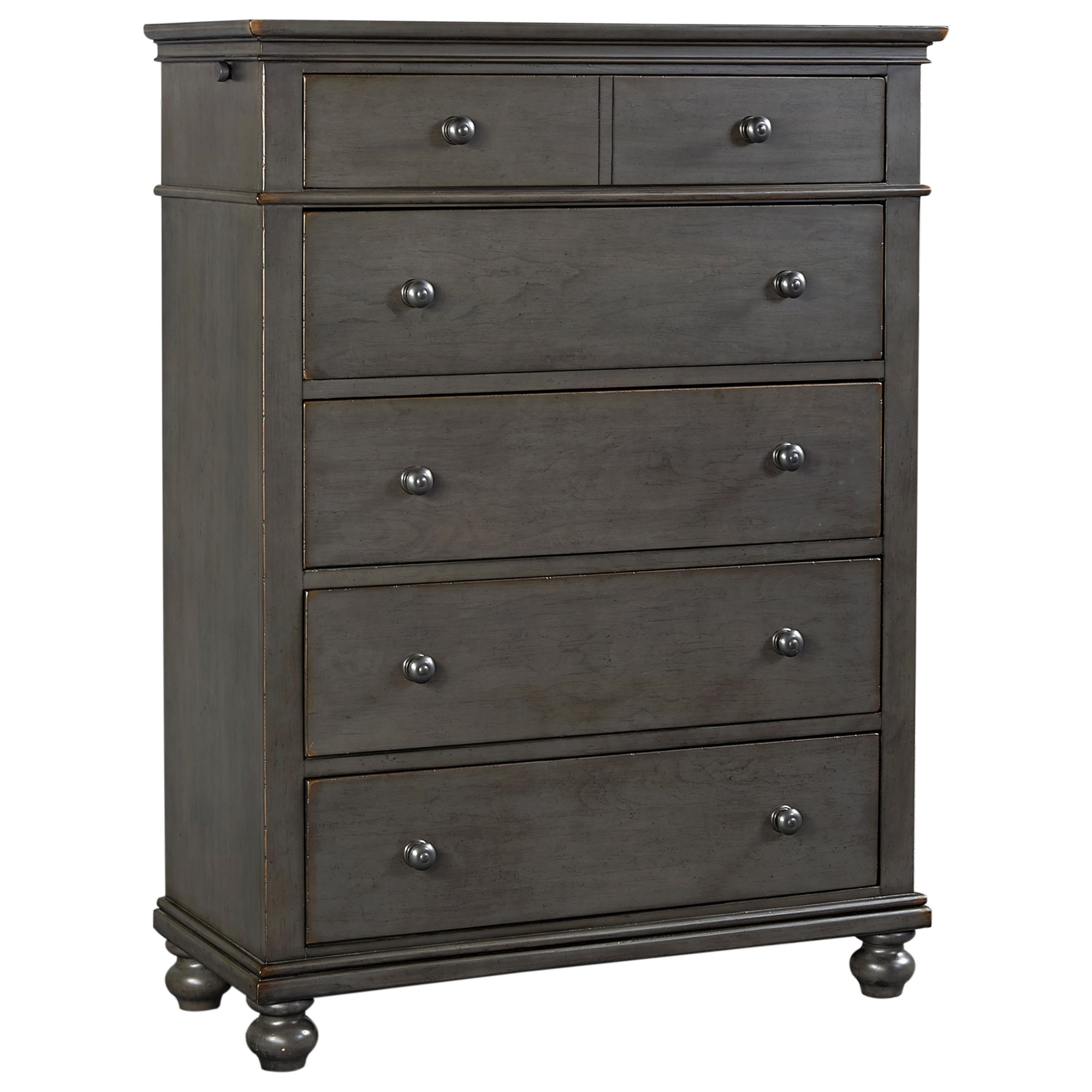 445227045 Transitional 5 Drawer Chest with Pullout Clothing Rod, Sadler's  Home Furnishings
