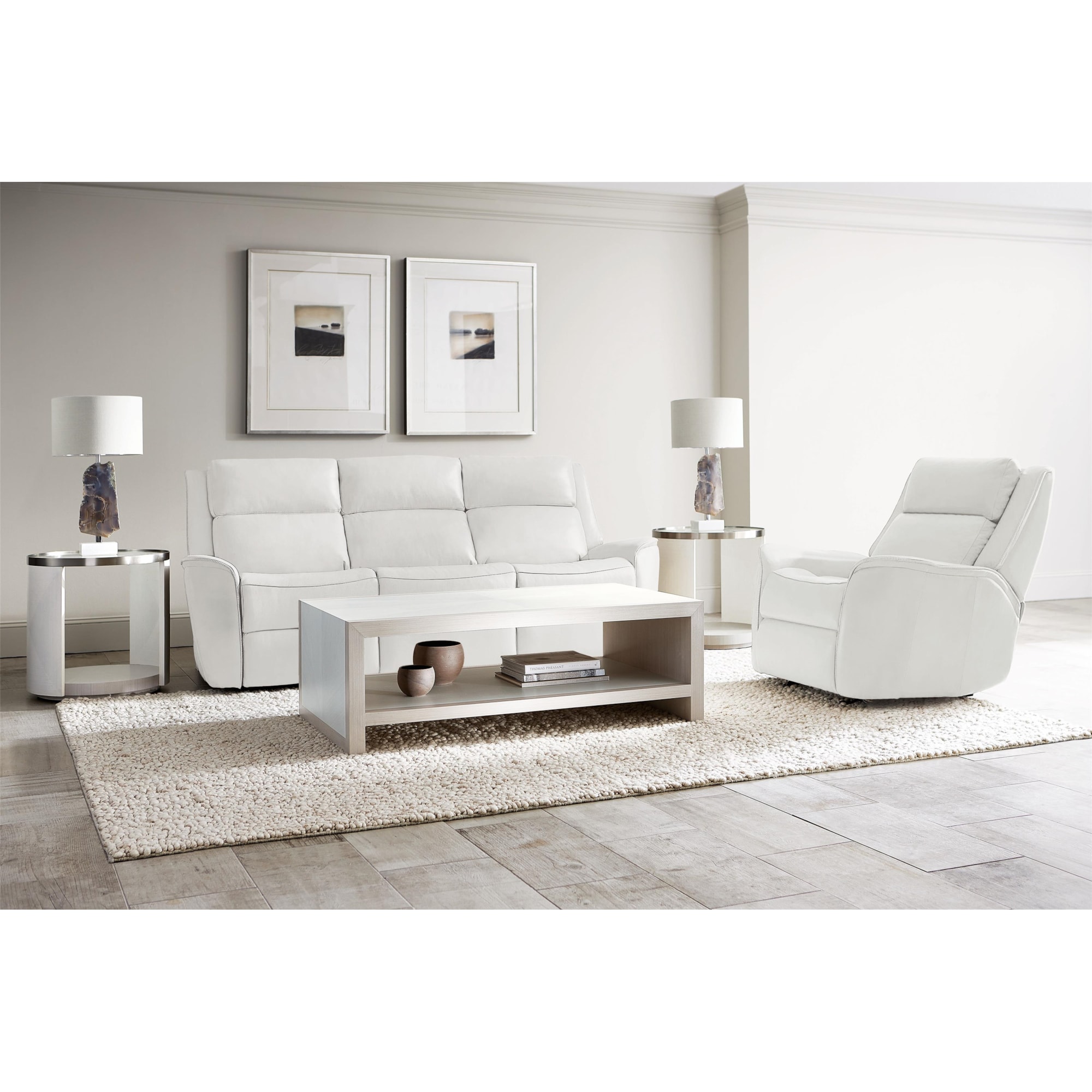 Bernhardt Wrigley 111790691 Casual Power Reclining Chair with 