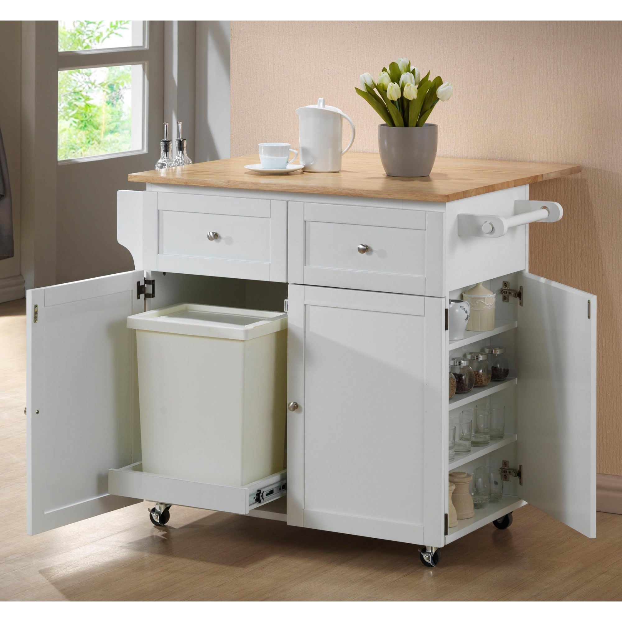Compact Granite Top Portable Kitchen Island/cart, Kitchen Carts & Islands, Furniture & Appliances