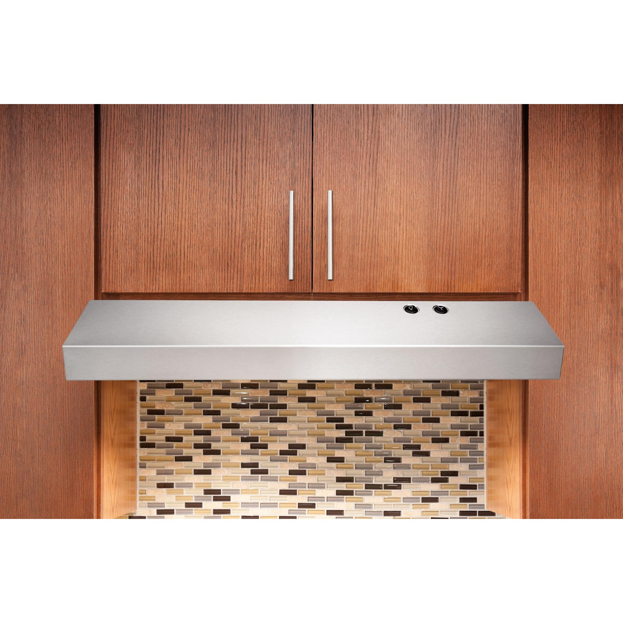 Frigidaire FHWC3025MS 30 Overhead Range Hood with Convertible Exhaust  System, VanDrie Home Furnishings