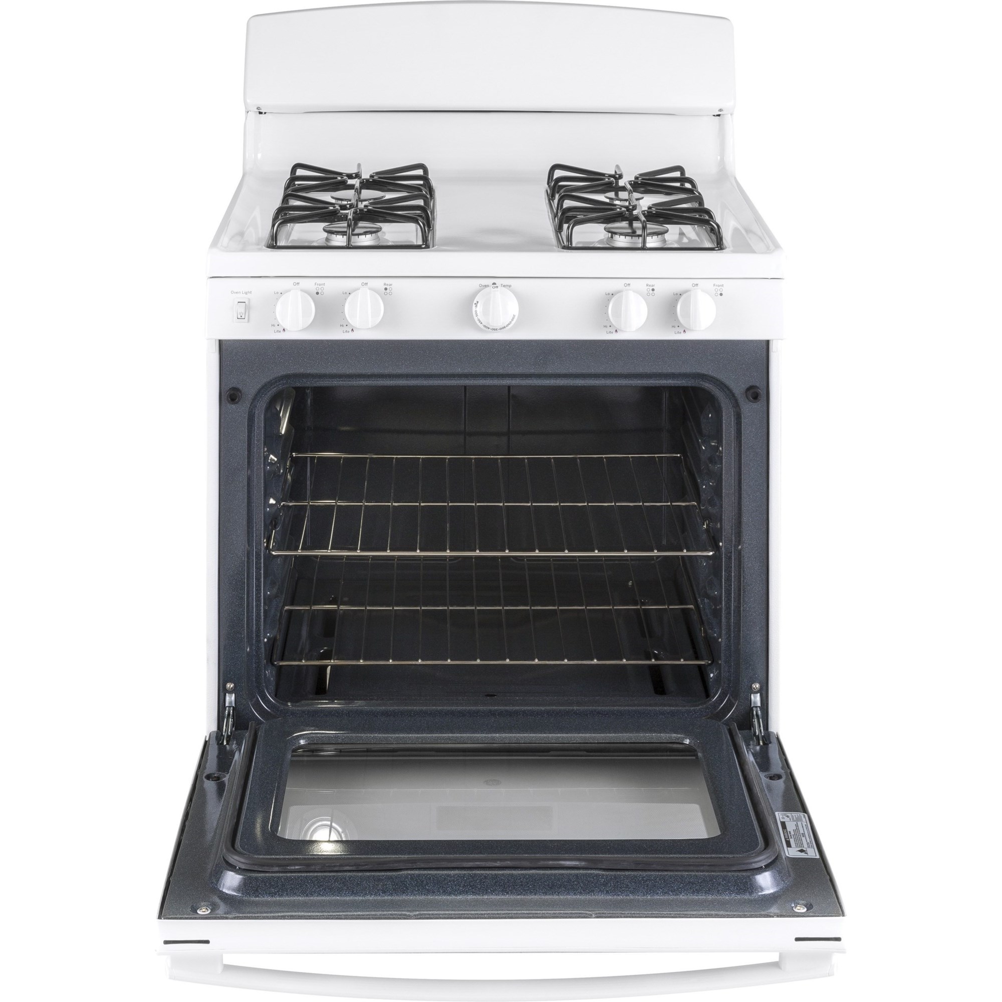 GE Appliances JGB635DEKWW 30 Free-Standing Gas Range with Precise Simmer  Burner, Furniture and ApplianceMart