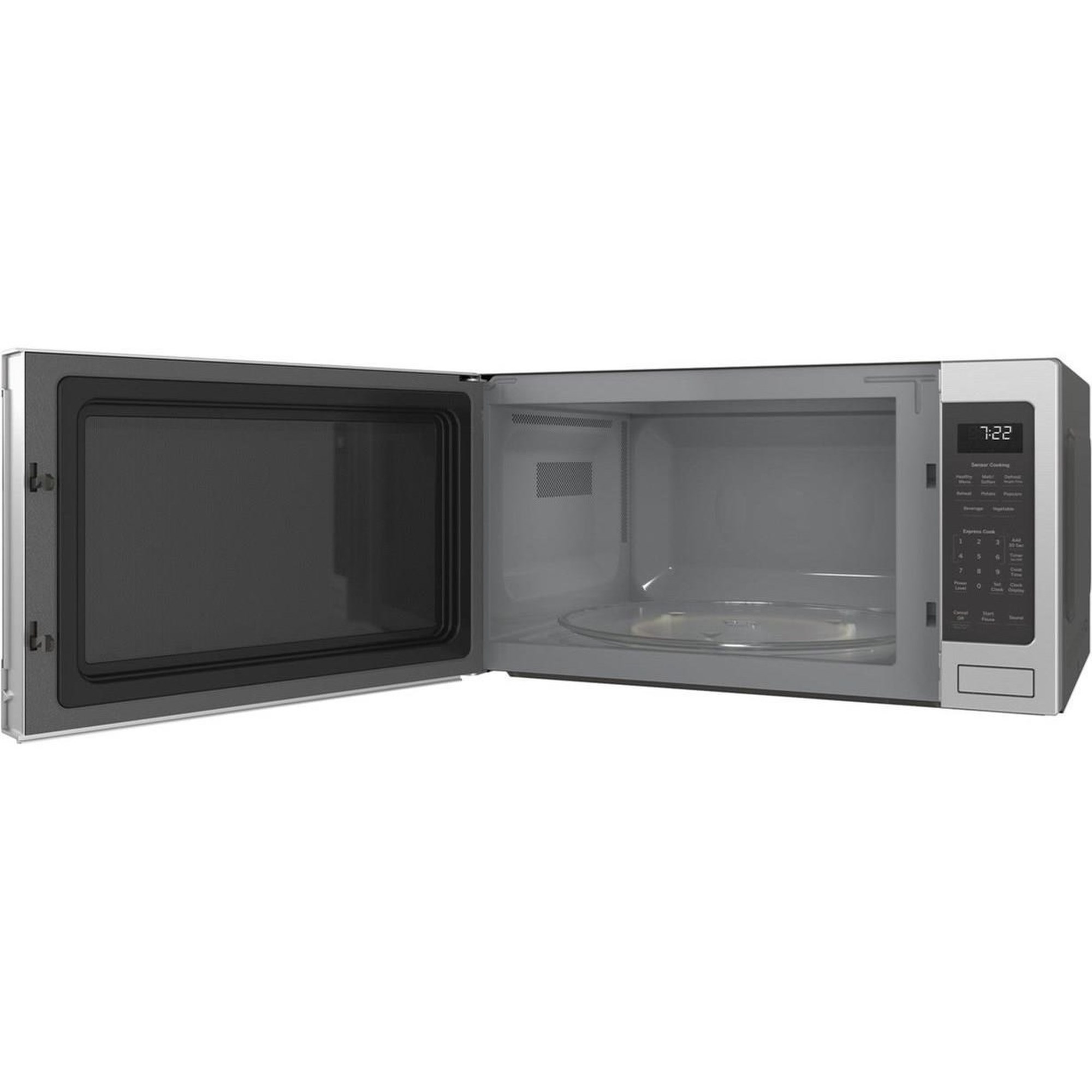 GE Appliances PES7227SLSS GE Profile™ 2.2 Cu. Ft. Countertop Sensor  Microwave Oven, Furniture and ApplianceMart