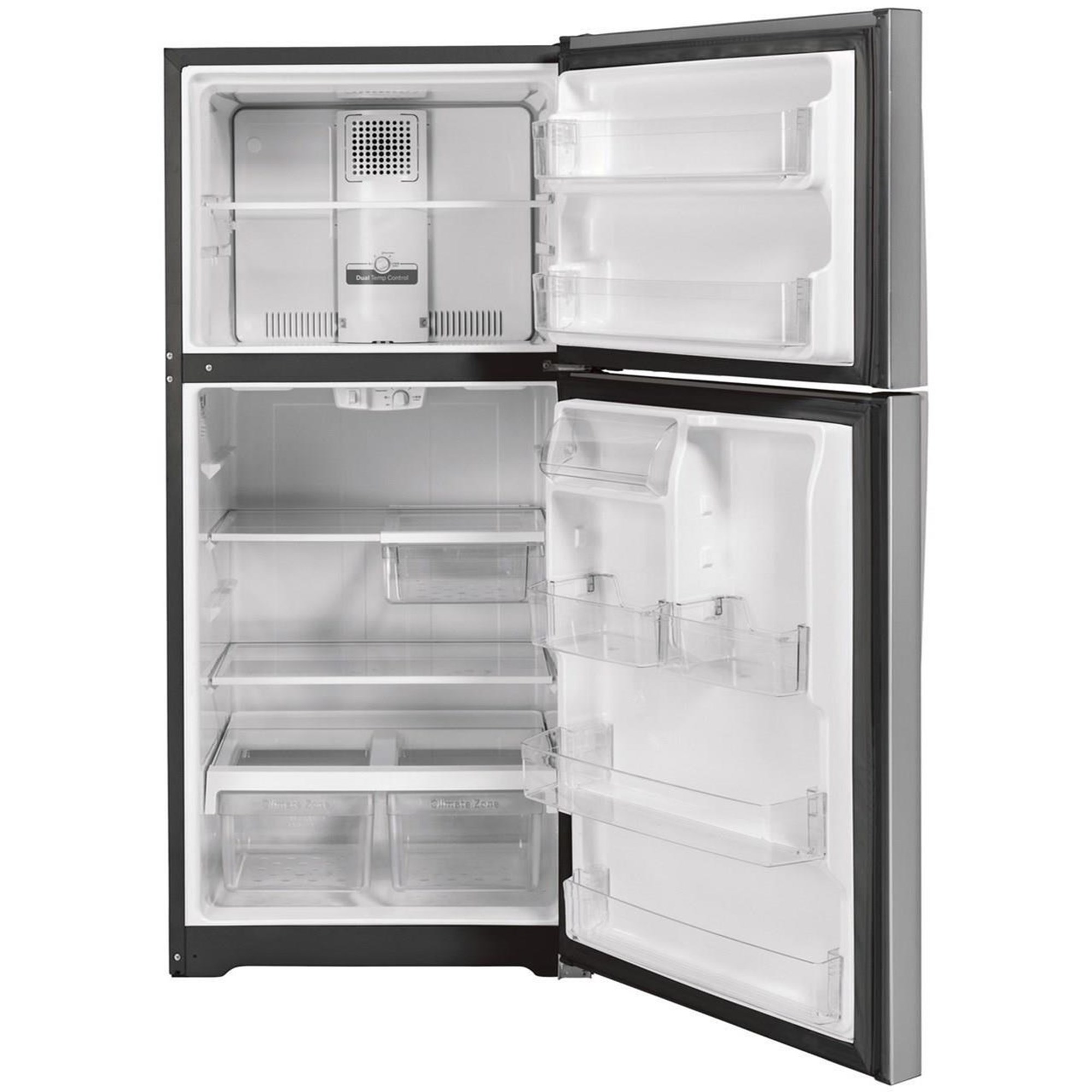 GE Top-Freezer Refrigerators GE® 19.2 Cu. Ft. Top-Freezer Refrigerator