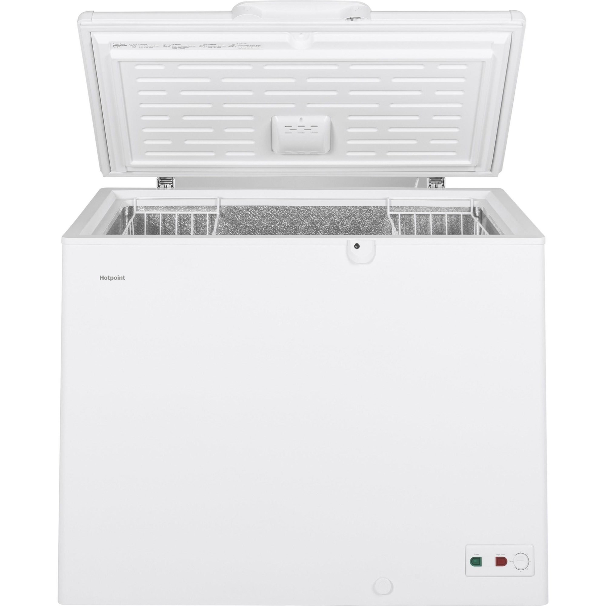 GE Appliances 7.0 Cu. Ft. Manual Defrost Chest Freezer in White