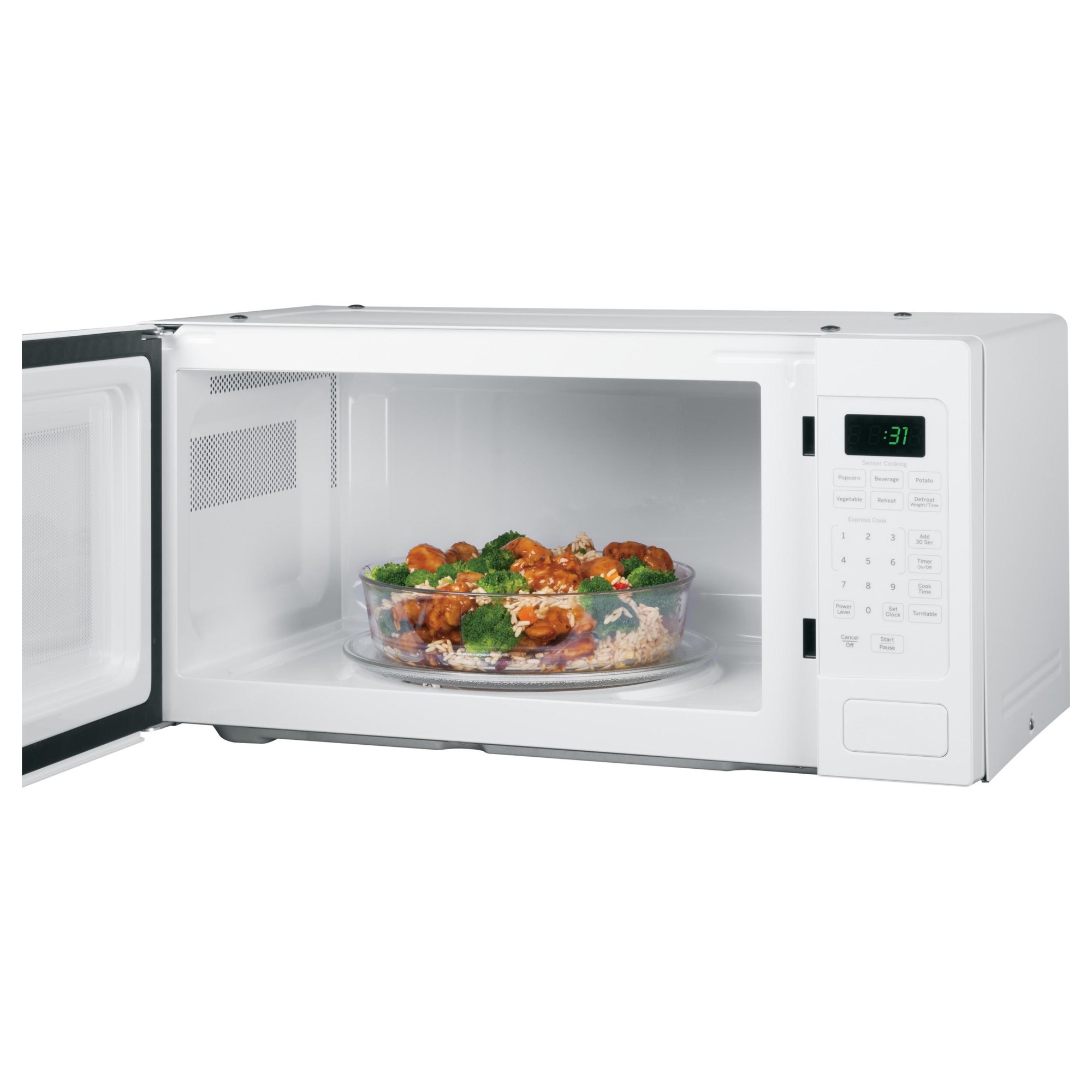 GE Appliances PEM31DFWW Profile™ Series 1.1 Cu. Ft. Countertop Microwave  Oven with Optional Hanging Kit, Furniture and ApplianceMart