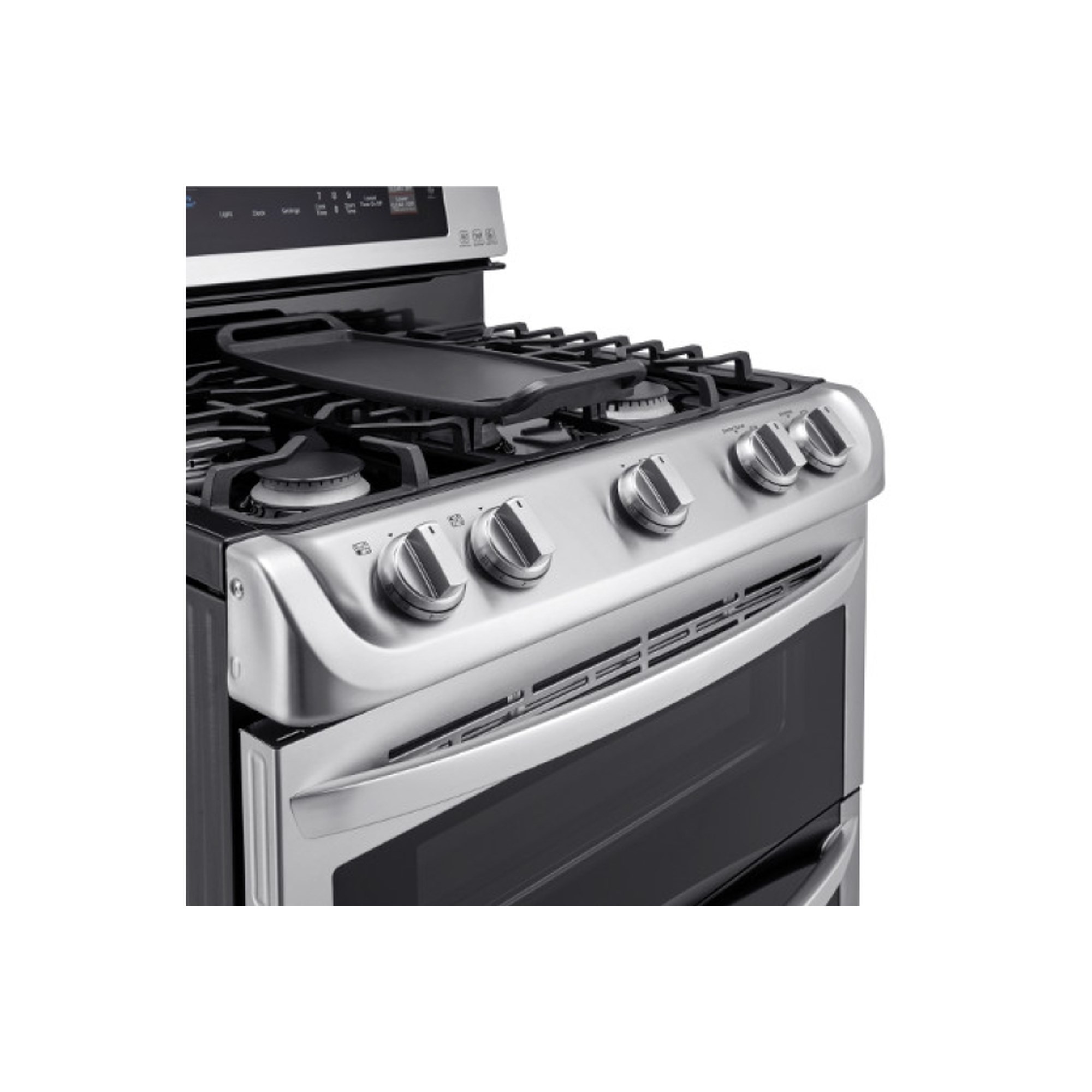 Buy LG 5.4 cu. ft. Capacity Gas Single Oven Range with Oval Burner and  Griddle