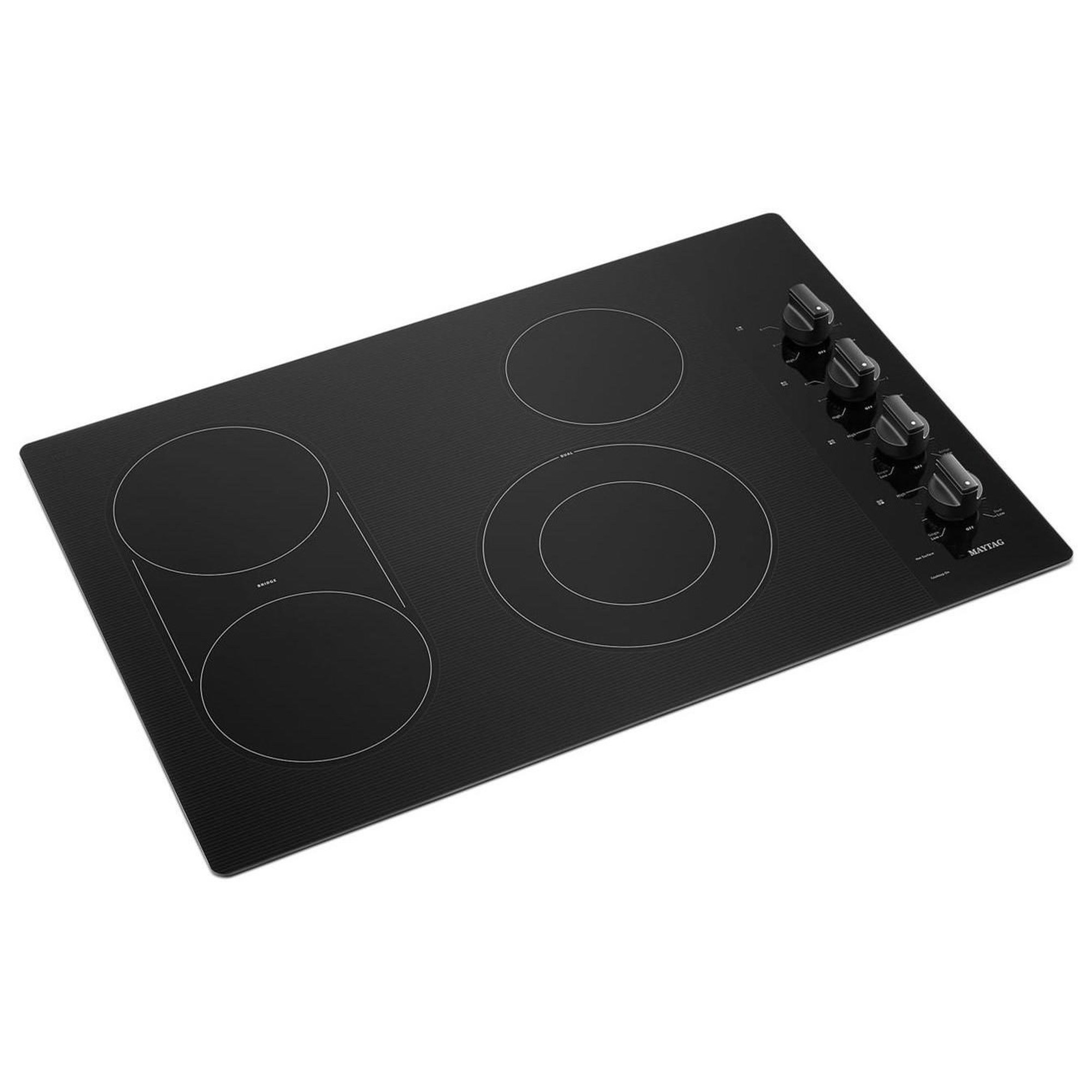 Maytag - MEC8836HS - 36-Inch Electric Cooktop with Reversible