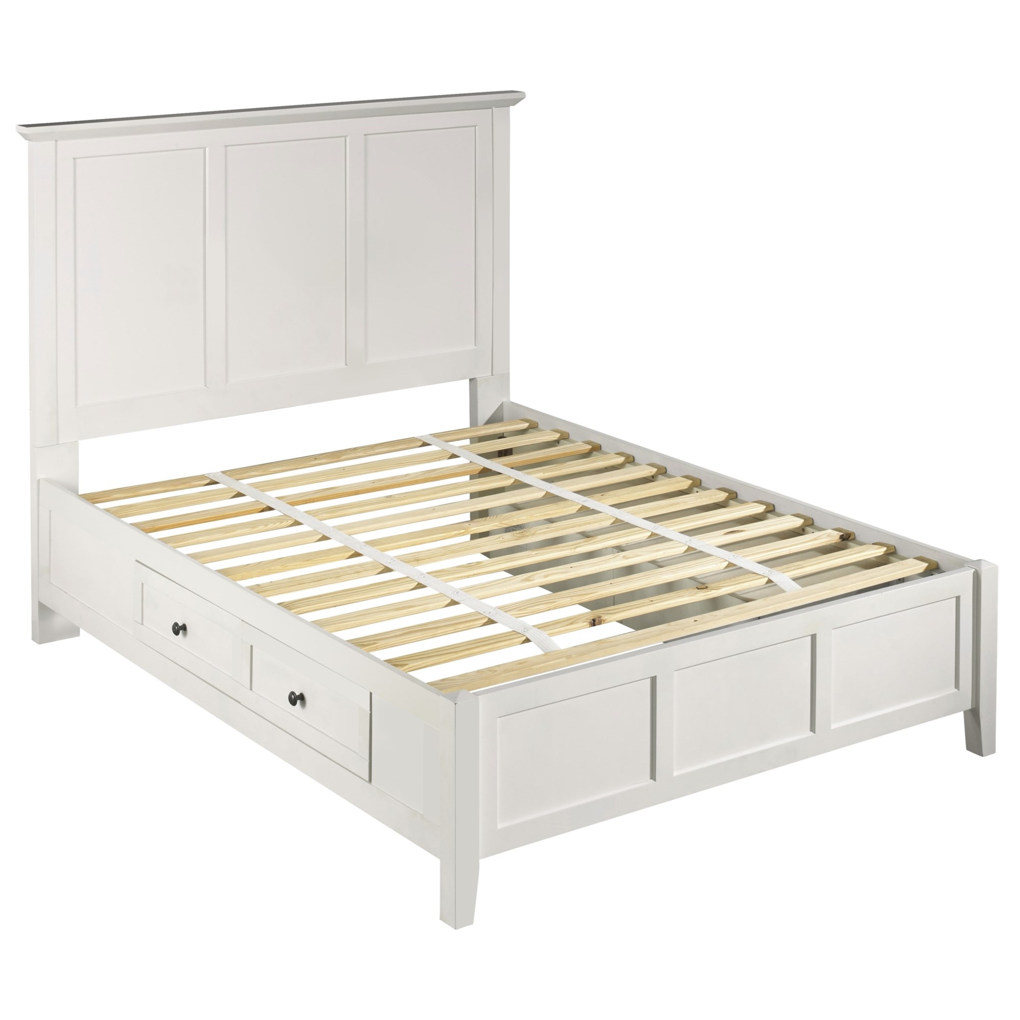 Modus International Paragon 4NA4D4 Full Shaker Style Storage Bed