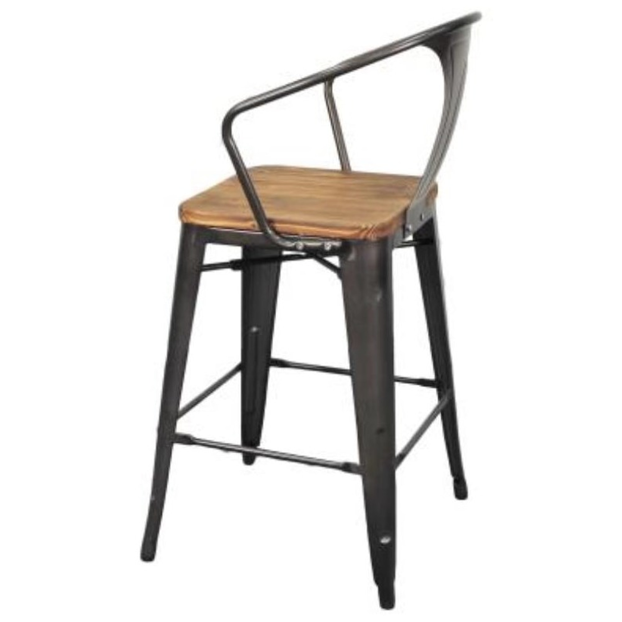 Happy Chair Metropolis 938541-GM Metropolis Metal Counter Stool 