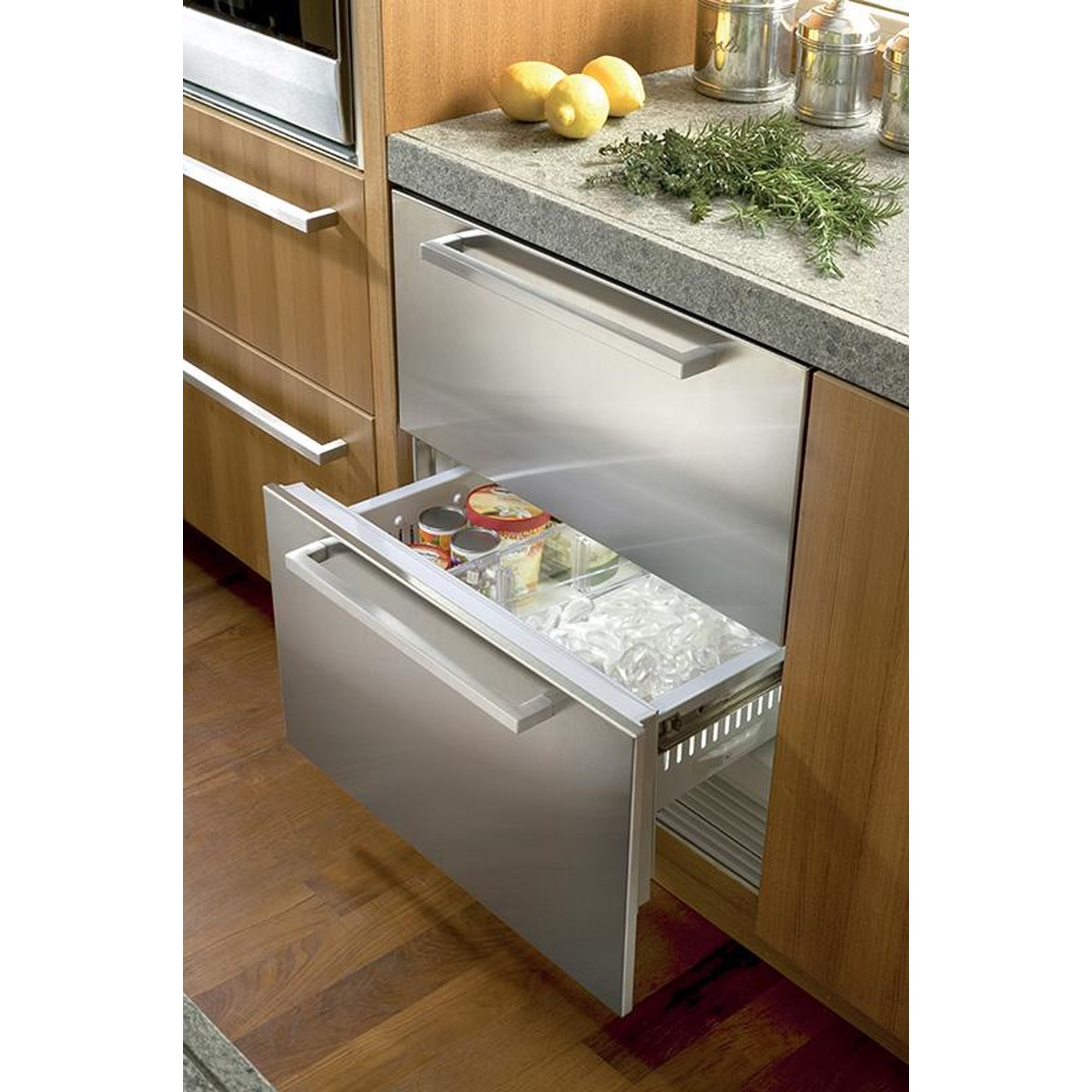 Sub-Zero ID-30FI 30 2 Drawer Under the Counter Freezer with Ice Maker, Furniture and ApplianceMart