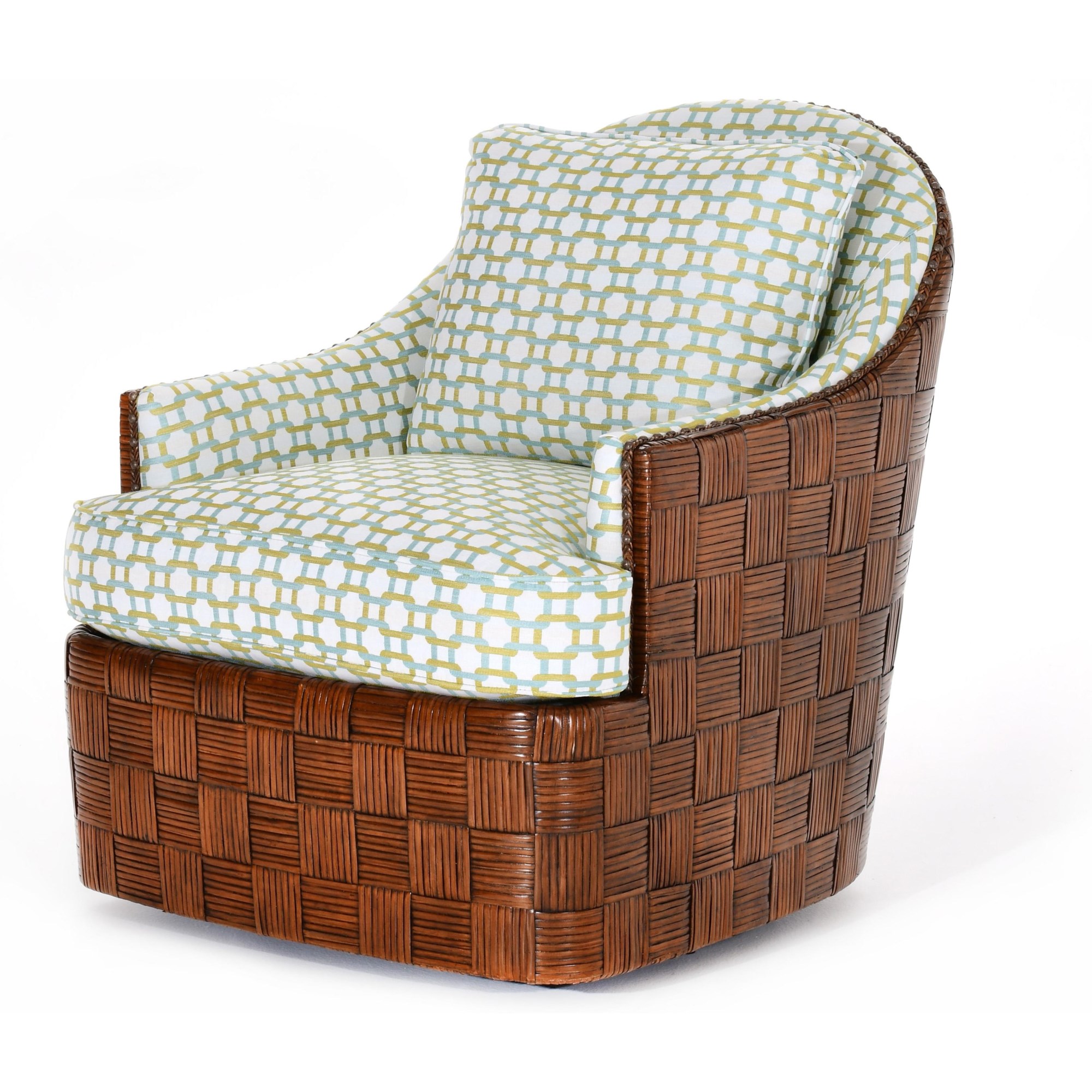 Contempo Husk Outdoor Wicker and Cushion Recliner Club Chair