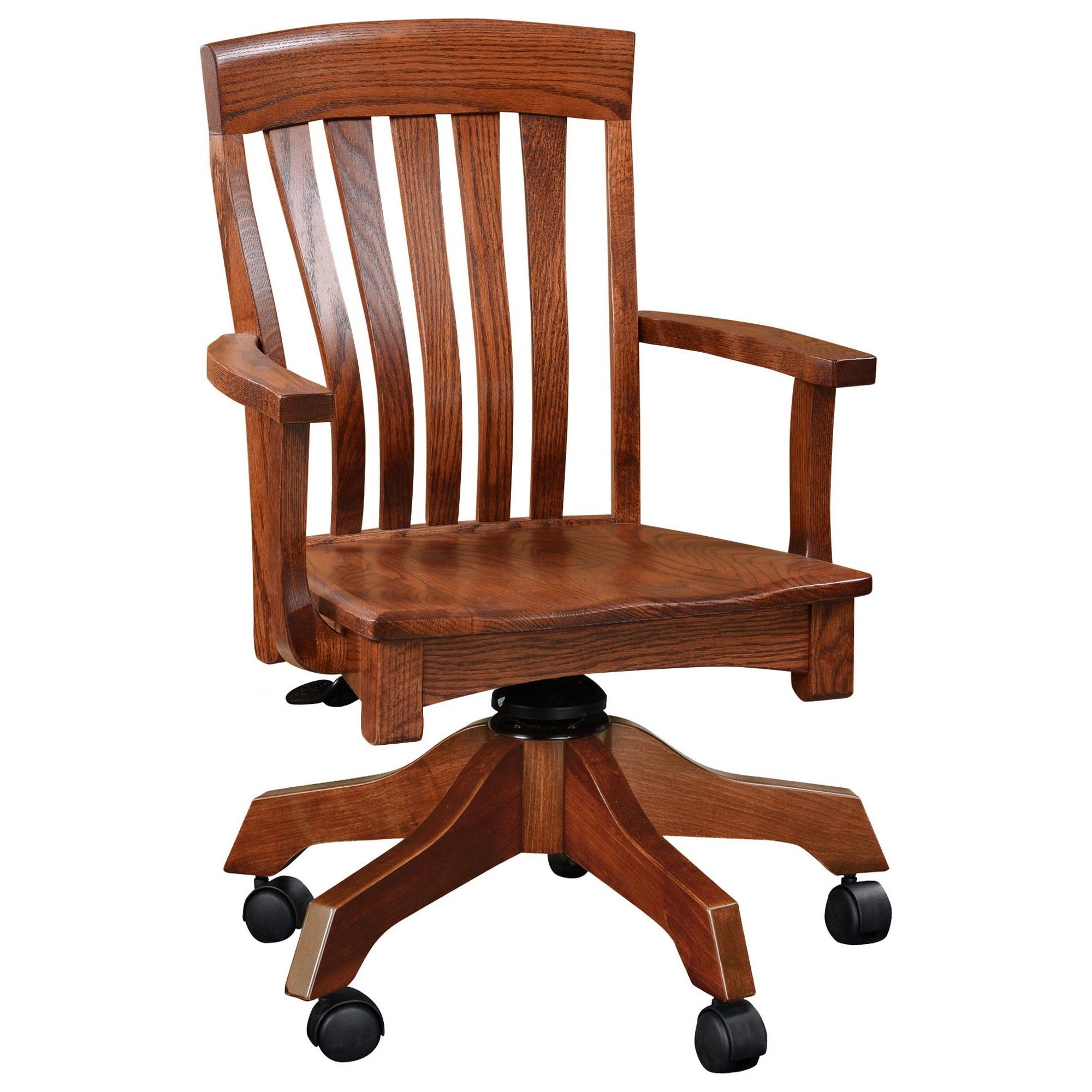 Wengerd Wood Products Richland Richland-ADC Customizable Solid Wood  Executive Desk Chair, Wayside Furniture & Mattress