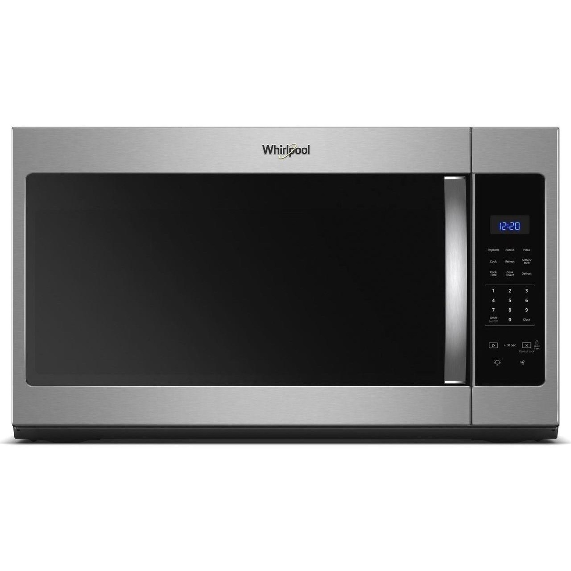 Whirlpool - 1.1 Cu. ft. Low Profile Over-the-range Microwave Hood Combination - Stainless Steel