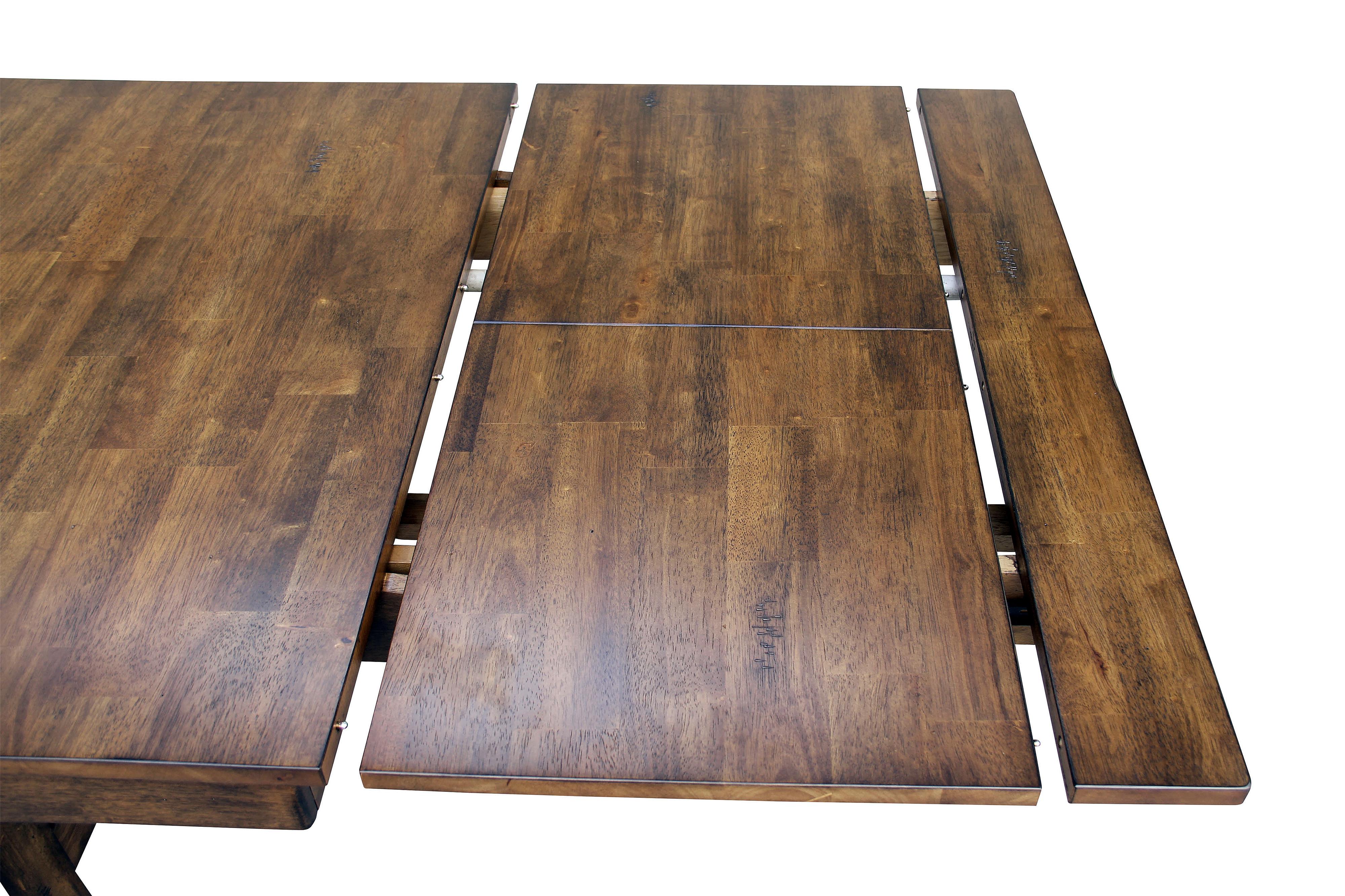 Trestle table outlet with butterfly leaf