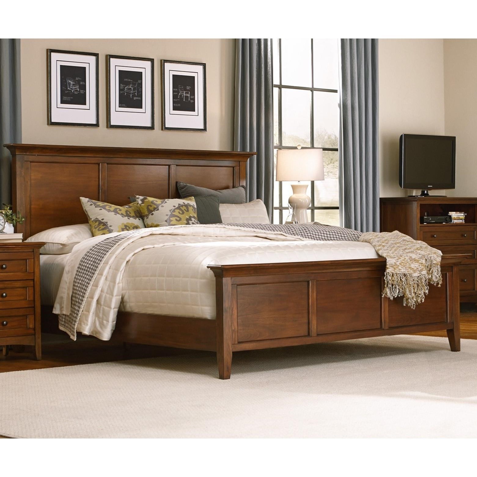 Cal king sale panel bed