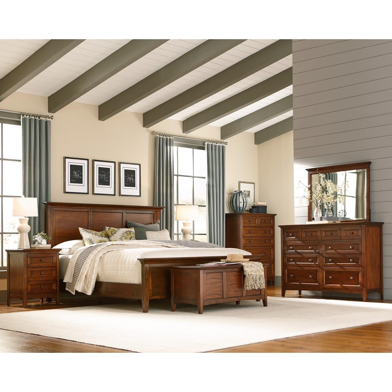 AAmerica Westlake WSLCB5230 California King Panel Bed Factory