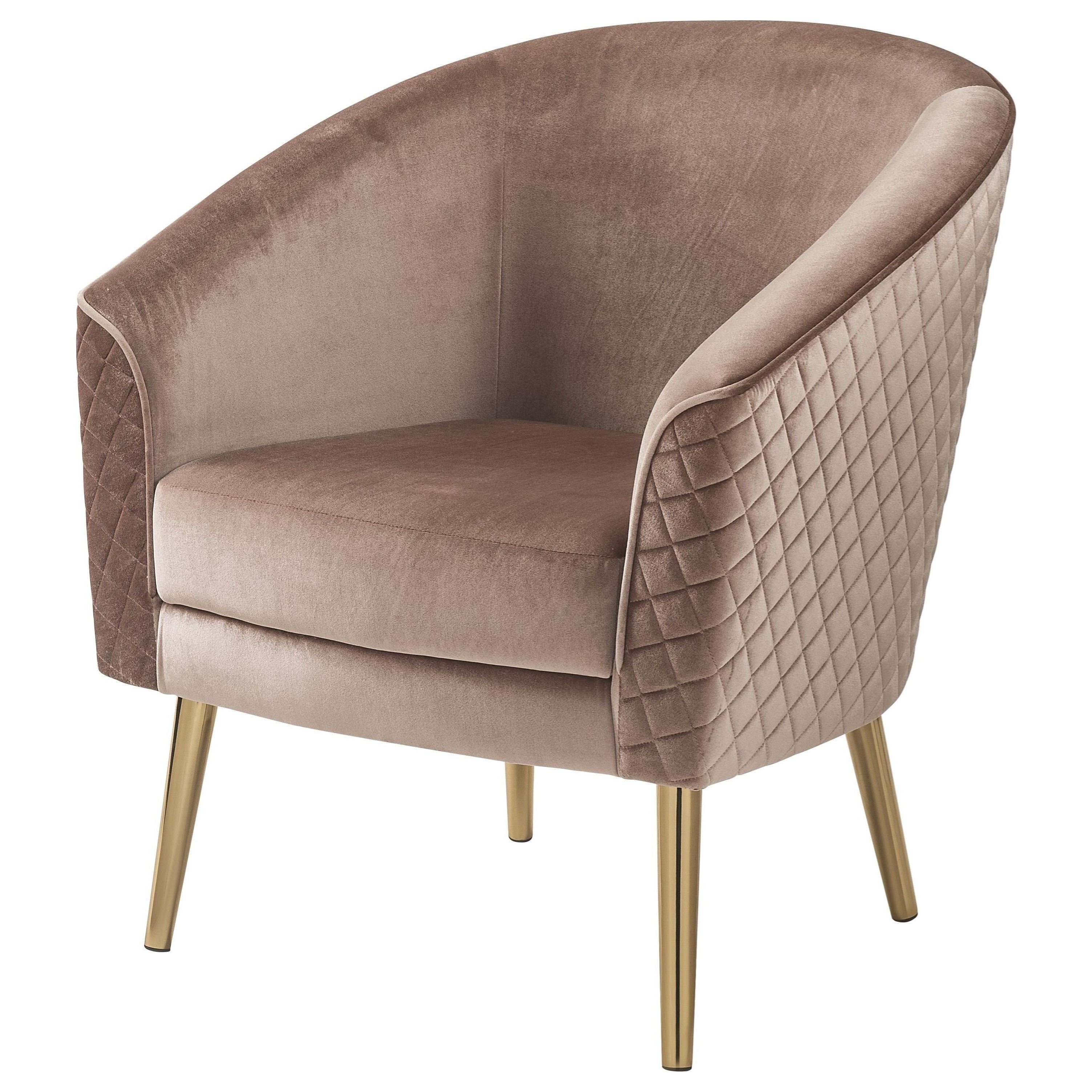 Quilted sales velvet chair