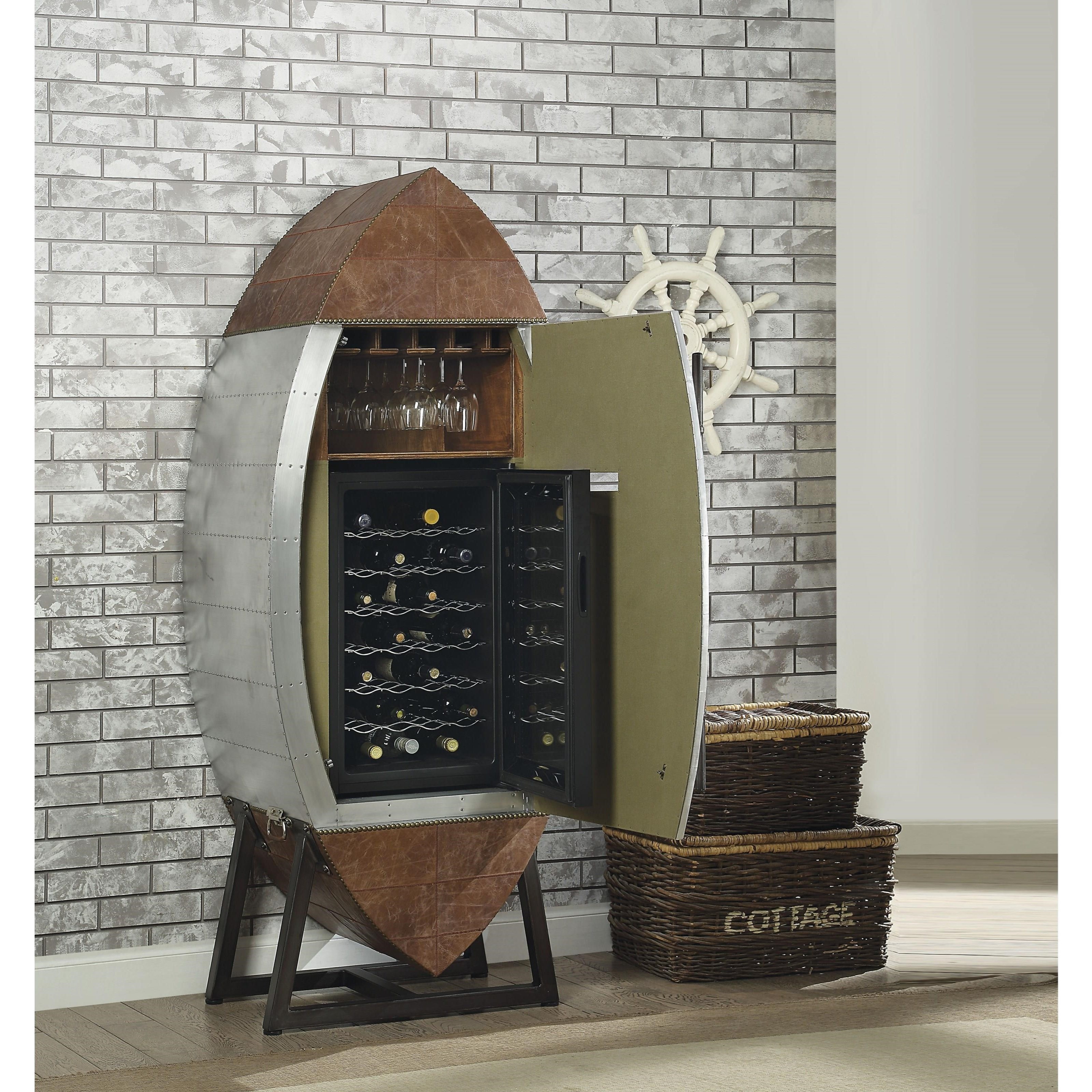 Corner wine cooler hotsell cabinet