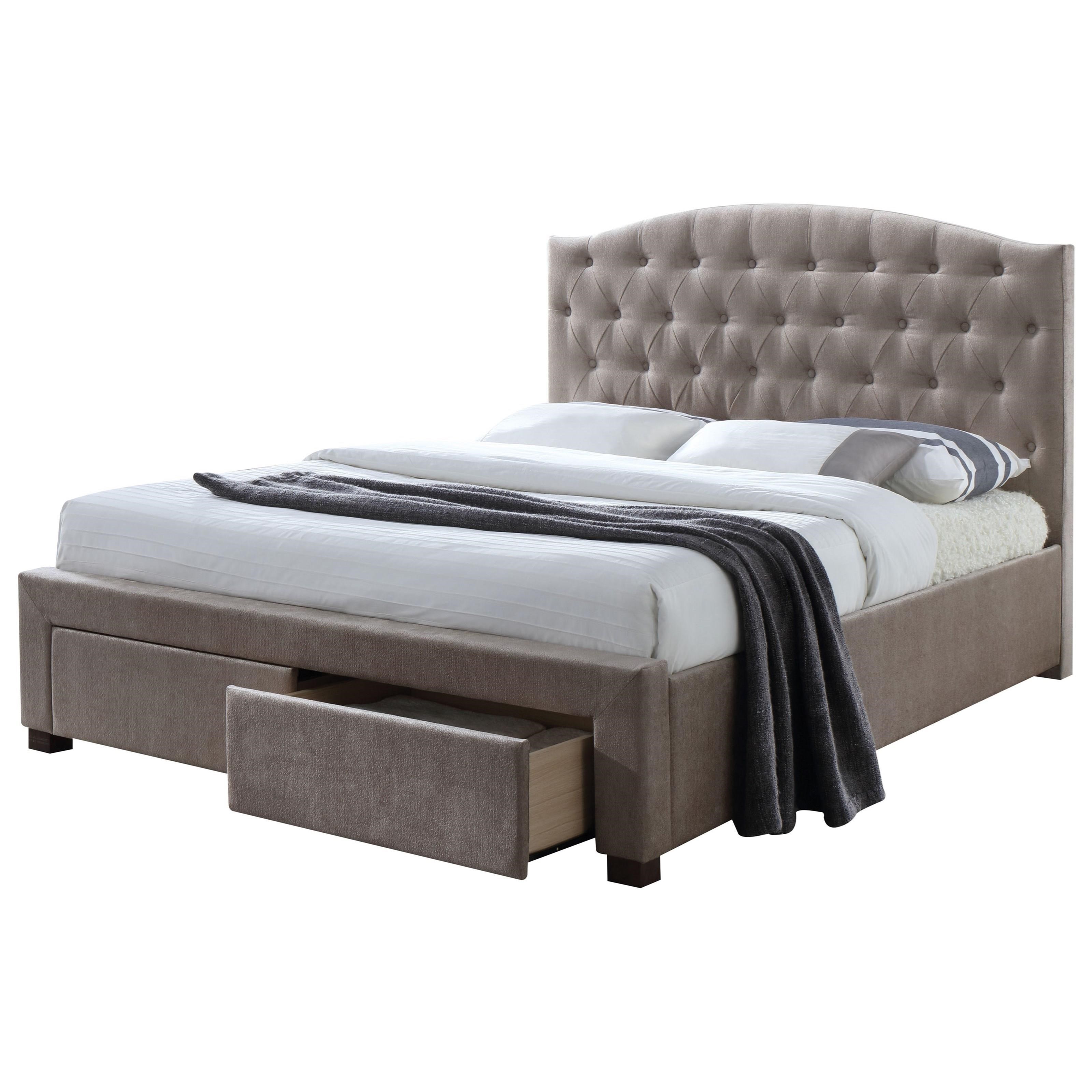 Acme Furniture Denise 25667EK Eastern King Bed w Storage A1