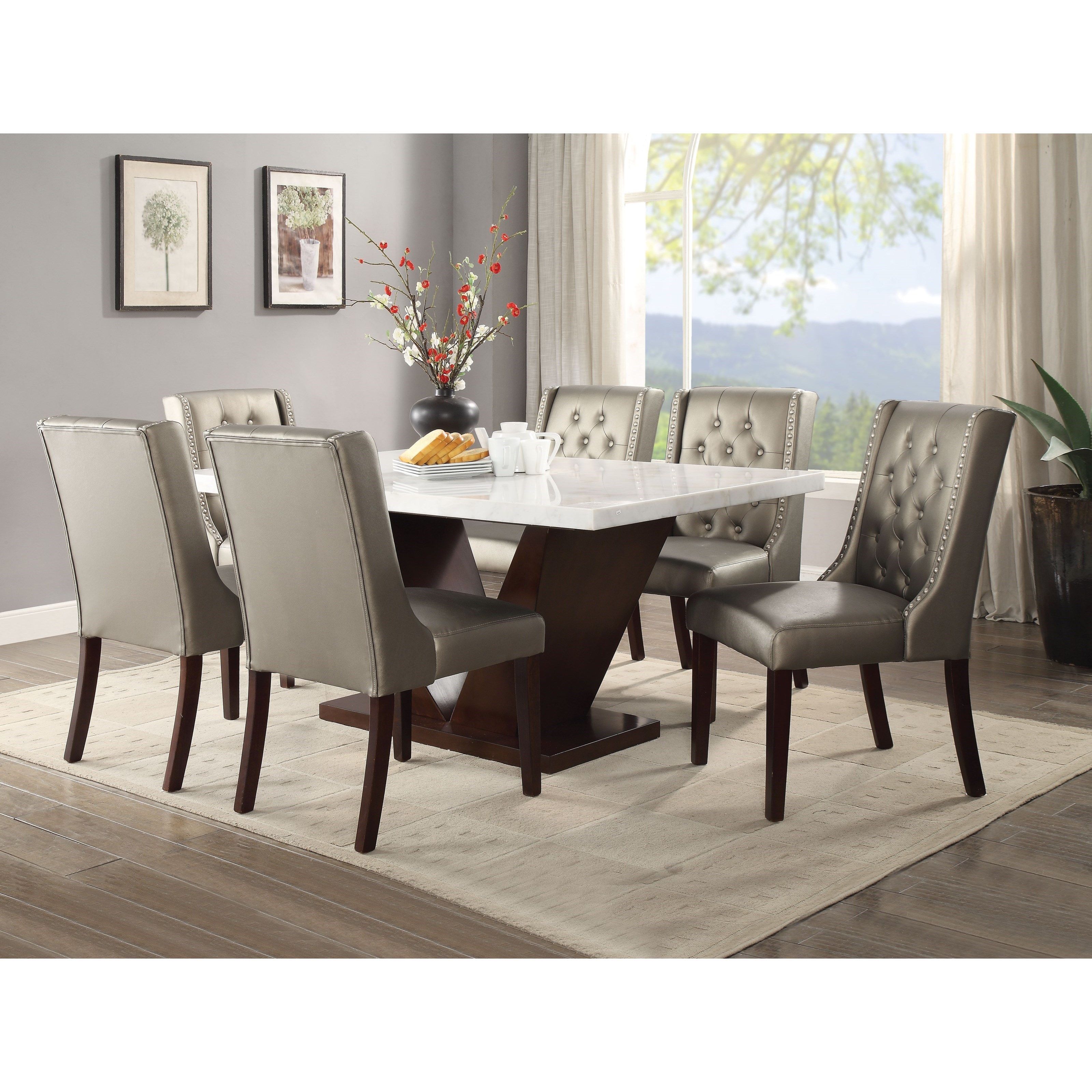 Contemporary formal hot sale dining room sets