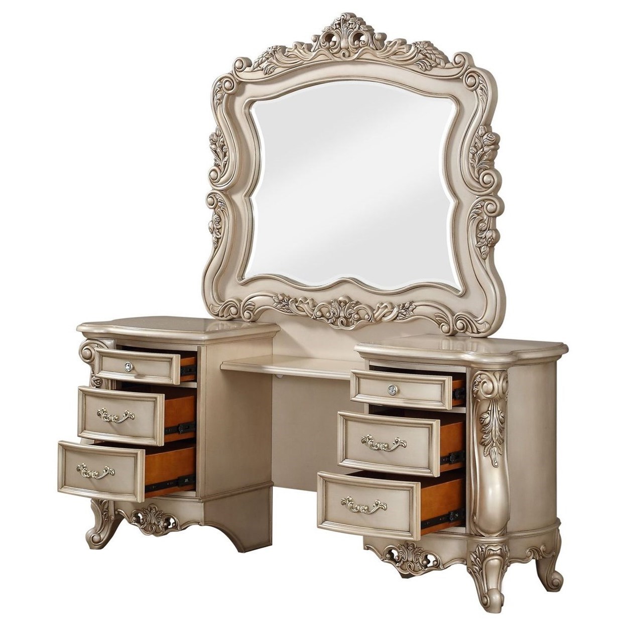 Acme Furniture Gorsedd 90740 Vanity Desk Mirror A1 Furniture