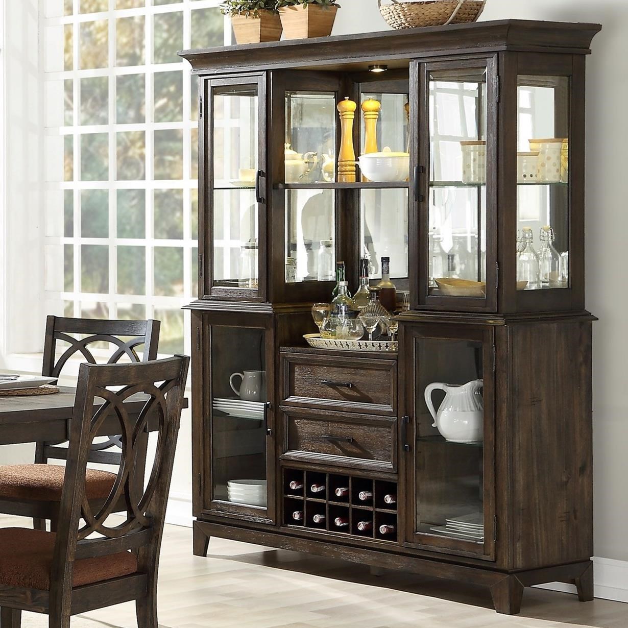 China cabinet sideboard top