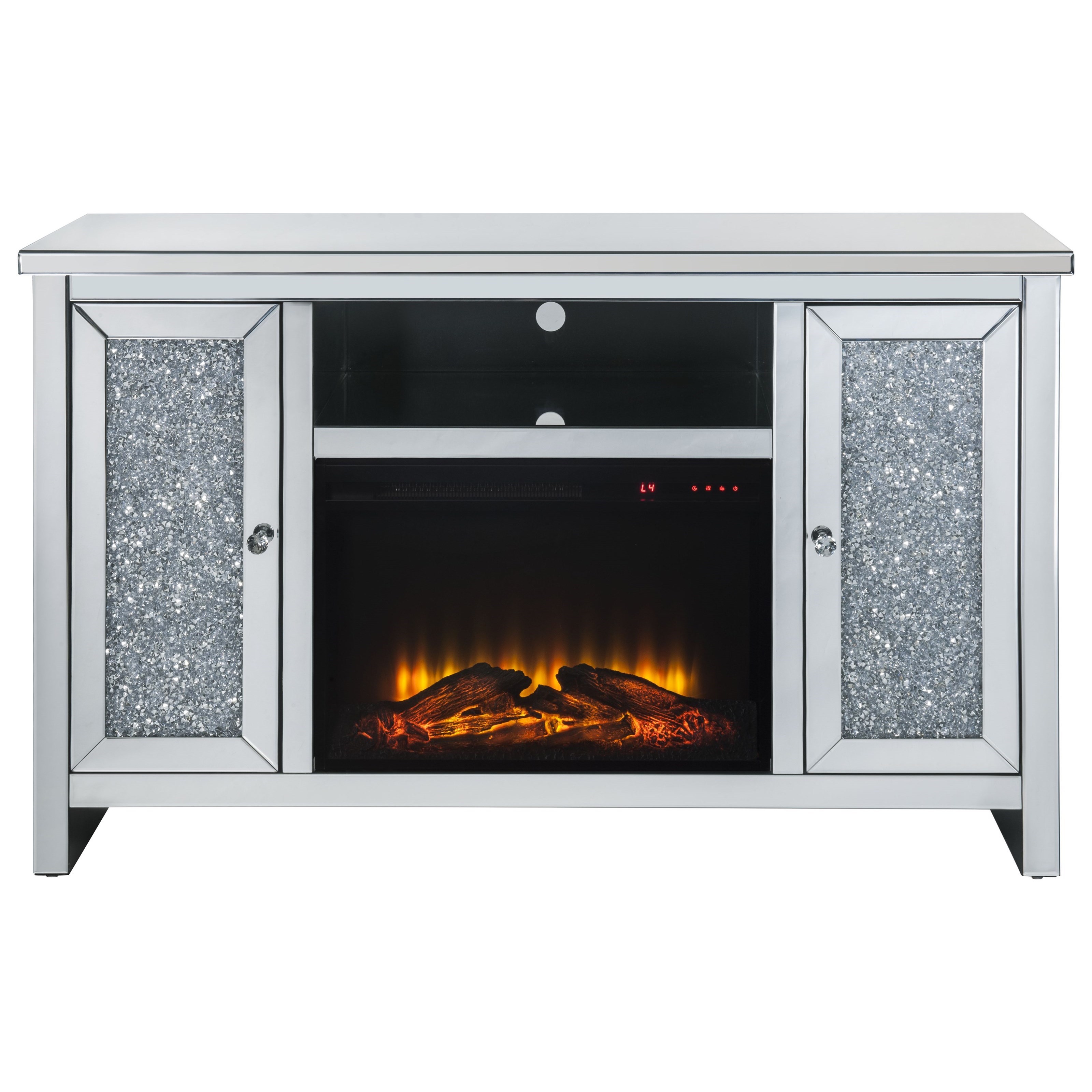 Value city furniture tv sales stands with fireplace