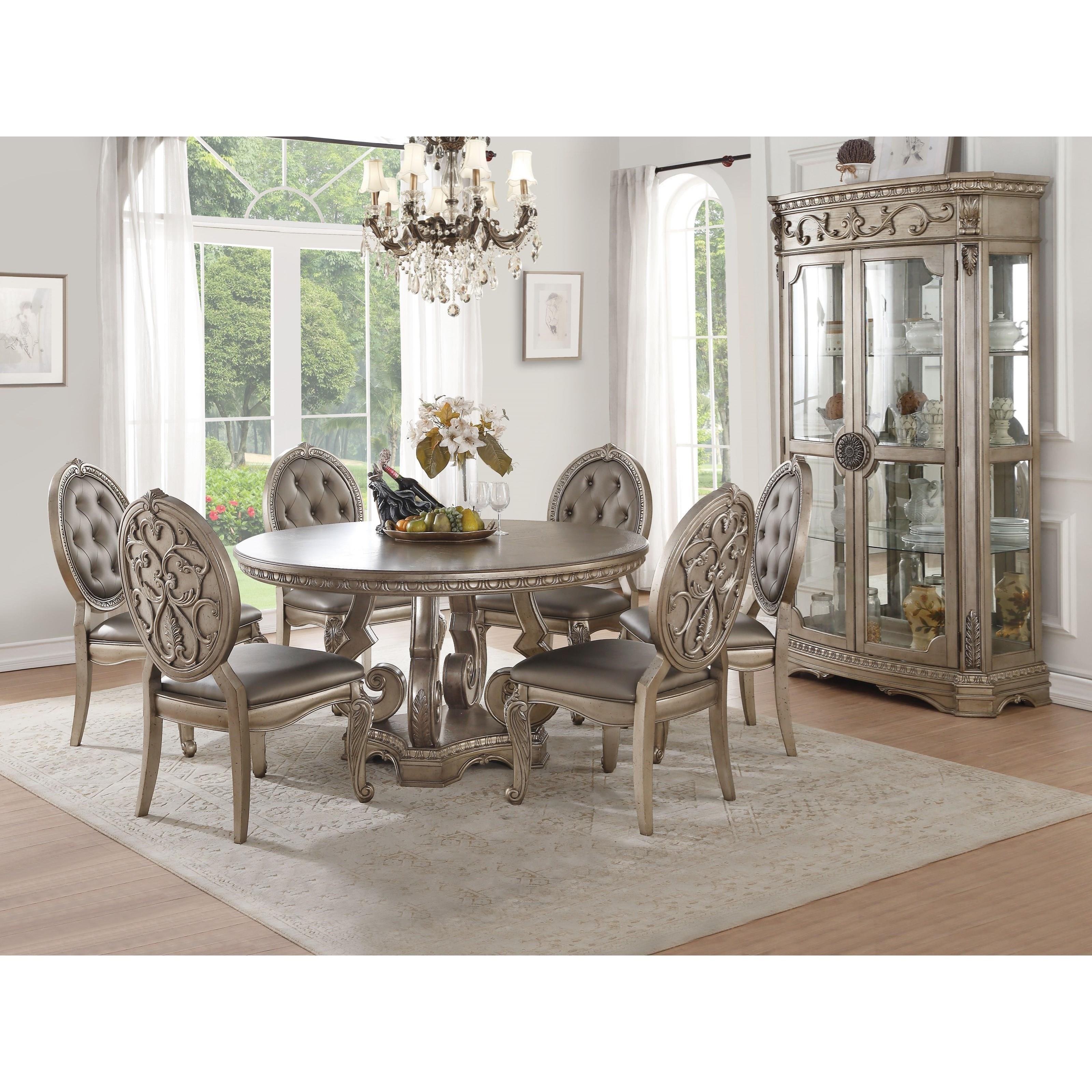 Tall glass sales table and chairs