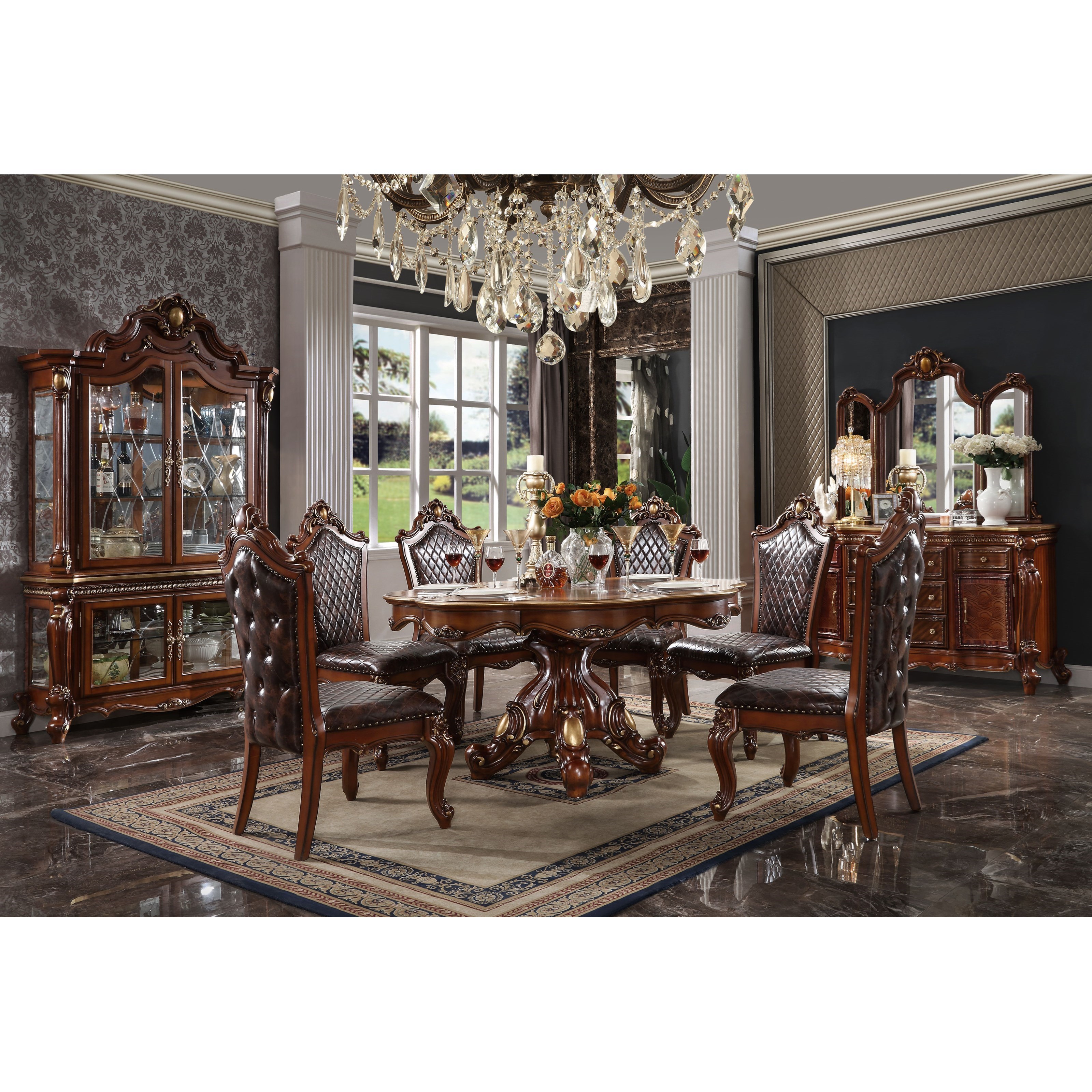 Value city furniture 2025 round dining table