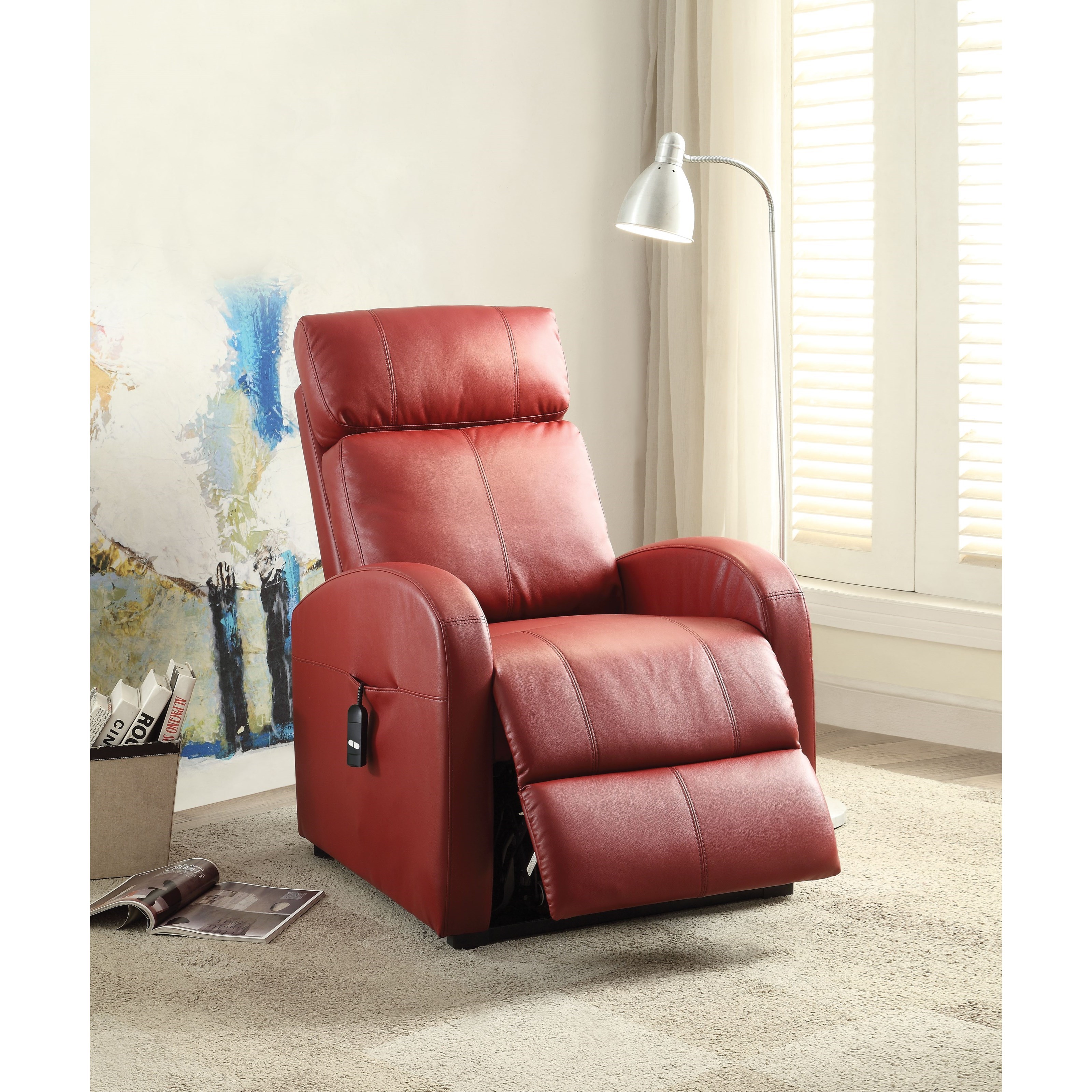 Acme Furniture Ricardo 59406 Transitional Power Lift Recliner with