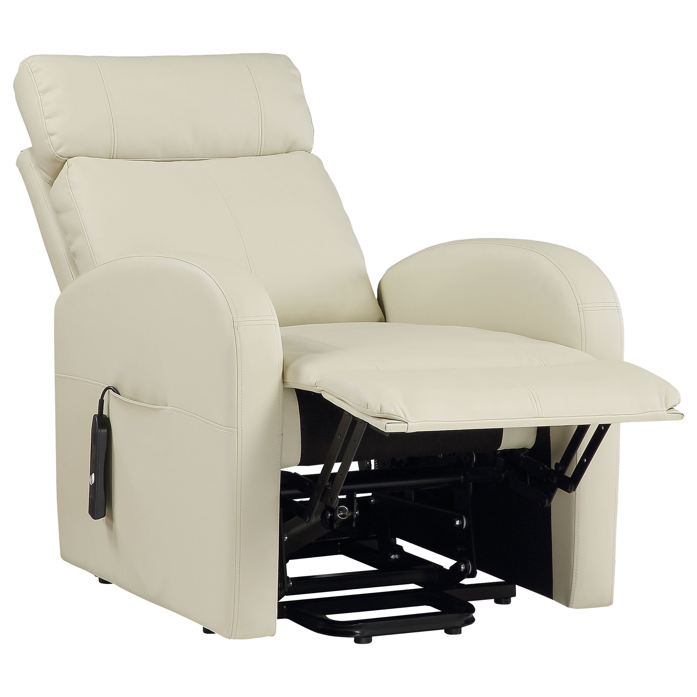 Acme Furniture Ricardo 59499 Transitional Power Lift Recliner with Sloped Track Arms A1 Furniture Mattress Lift Chairs