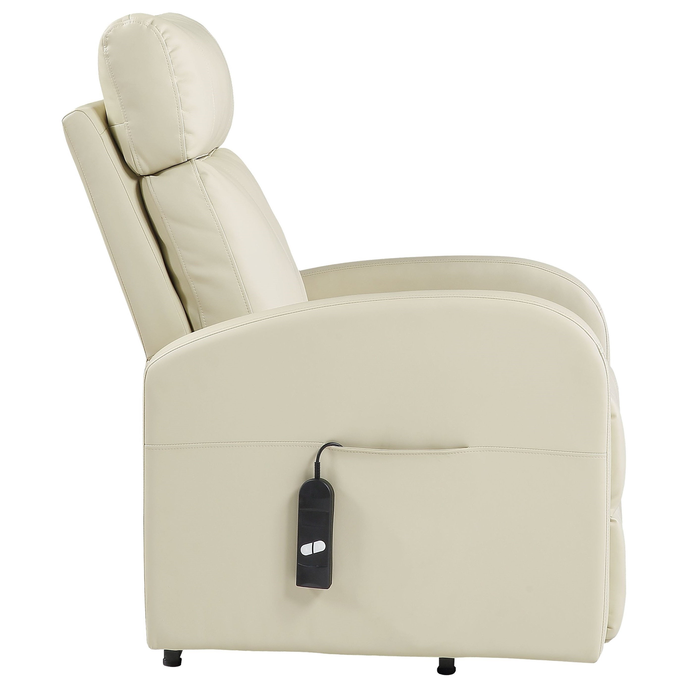 Acme Furniture Ricardo 59499 Transitional Power Lift Recliner with Sloped Track Arms A1 Furniture Mattress Lift Chairs