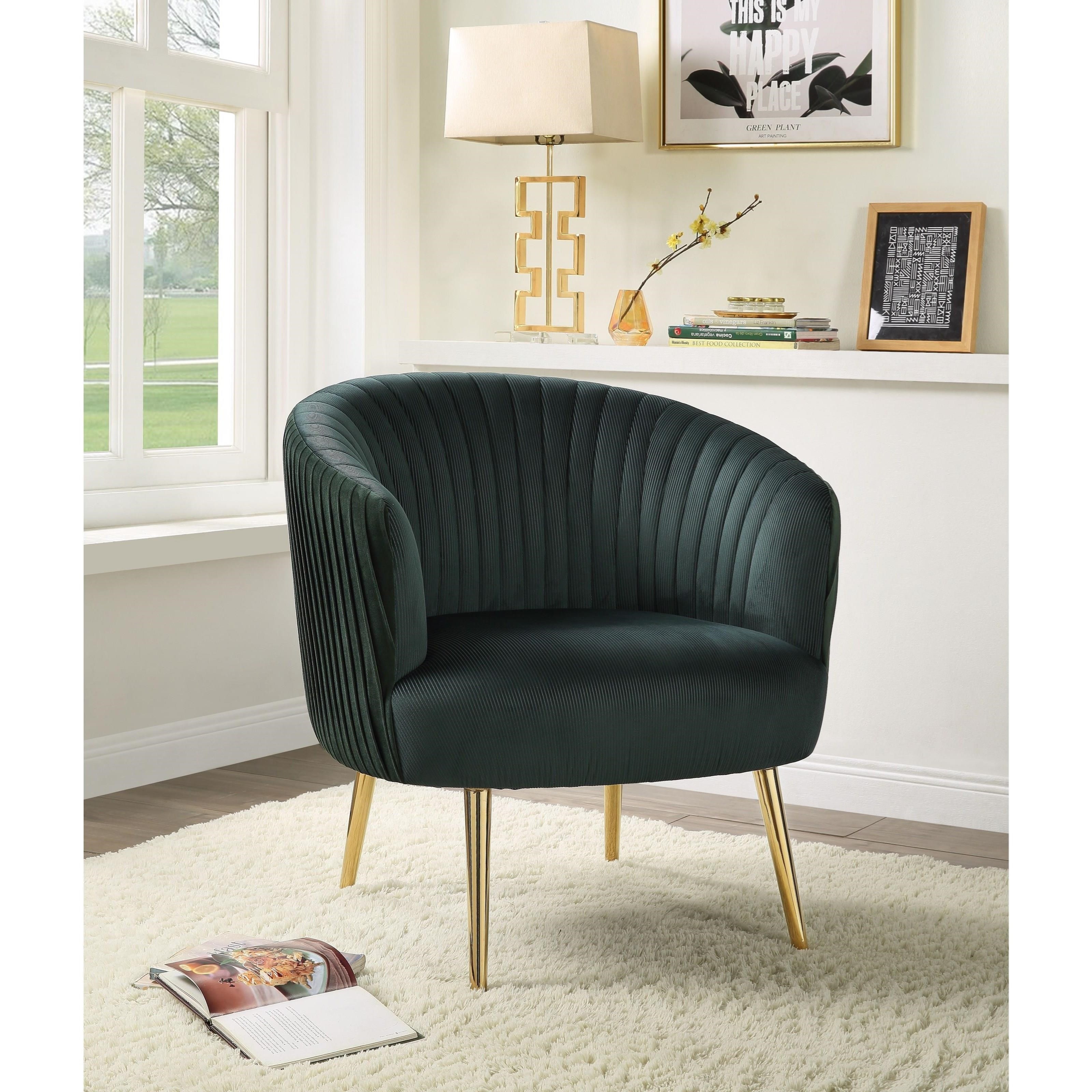 Glam outlet velvet chair