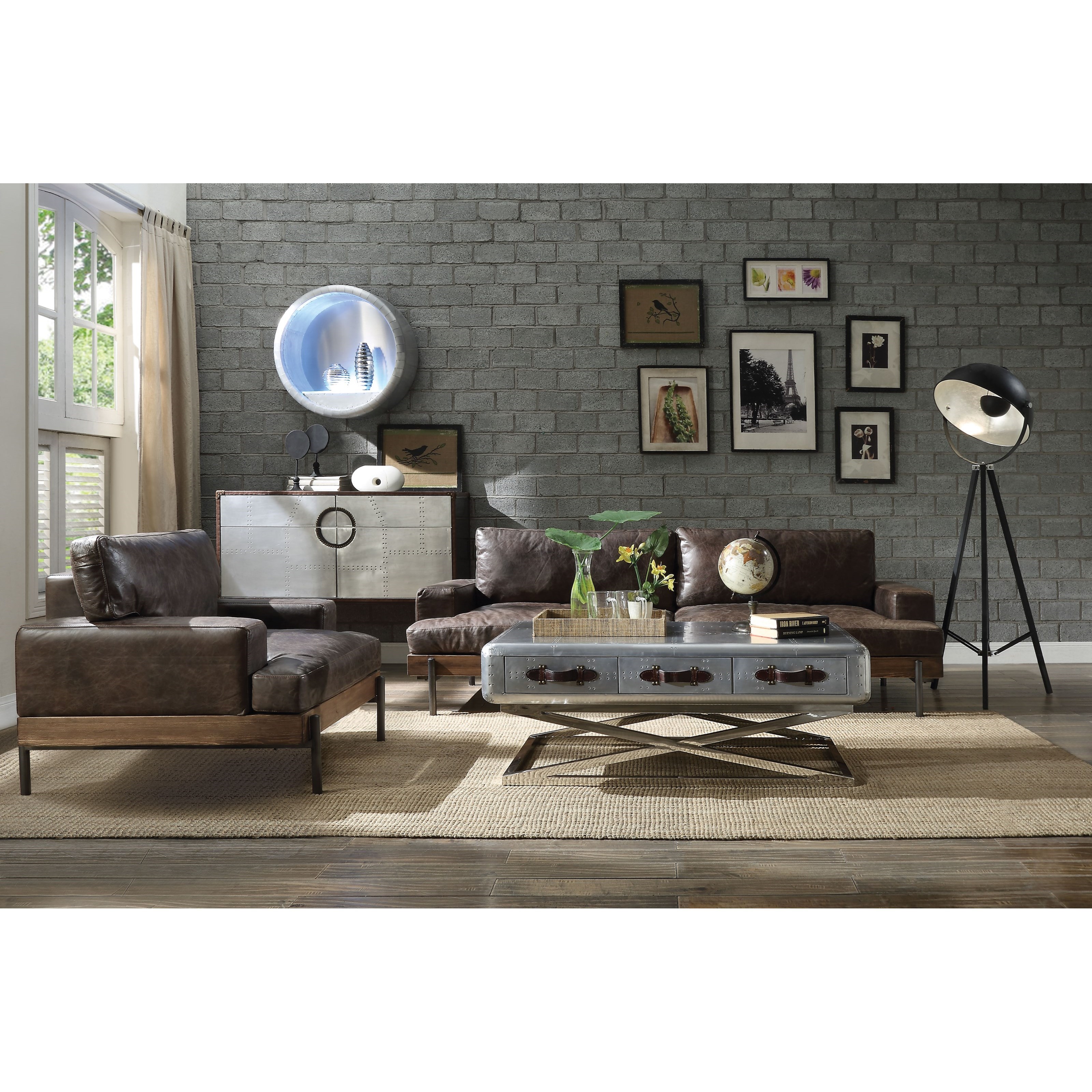 Industrial style hotsell lounge chairs