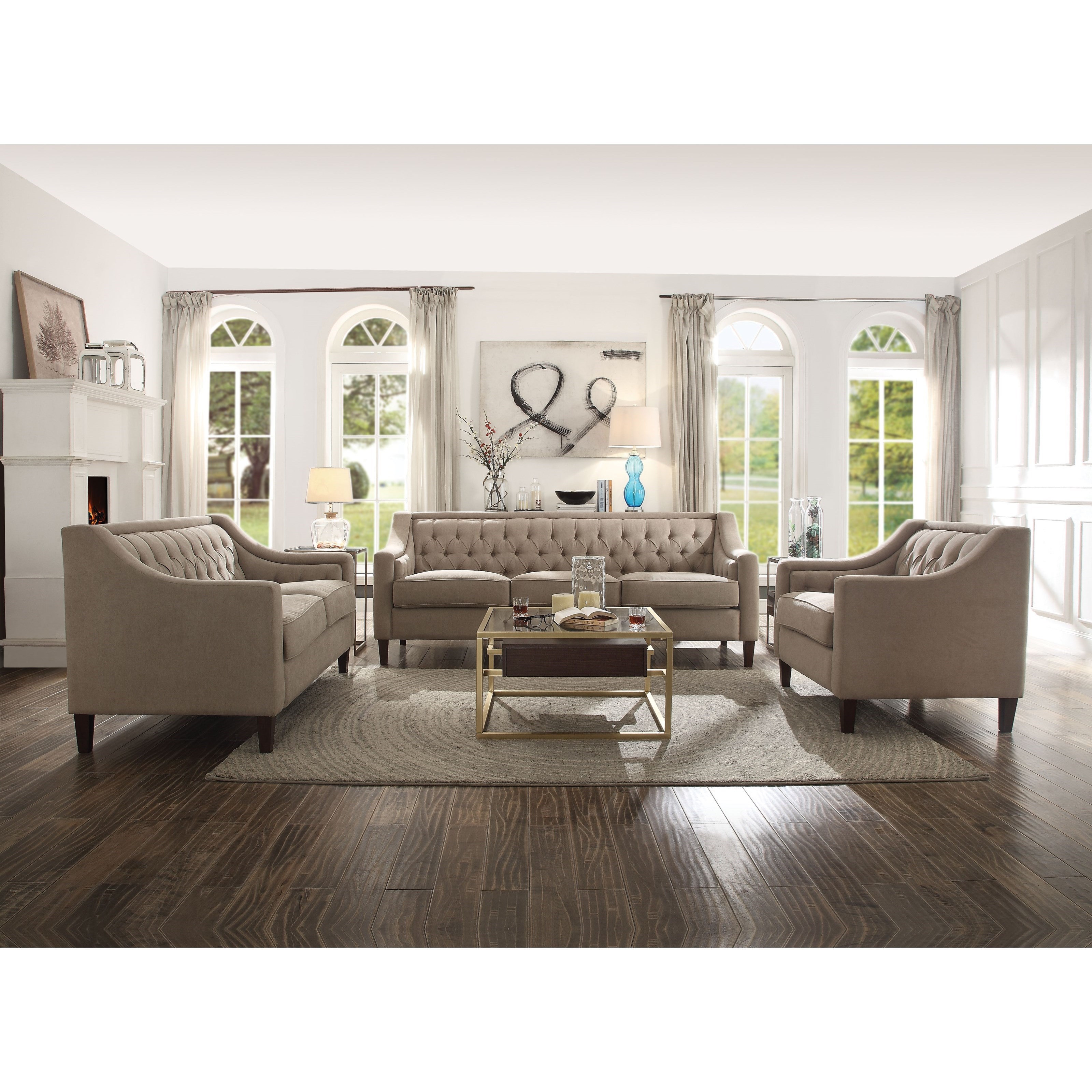 Value city hot sale tufted sofa