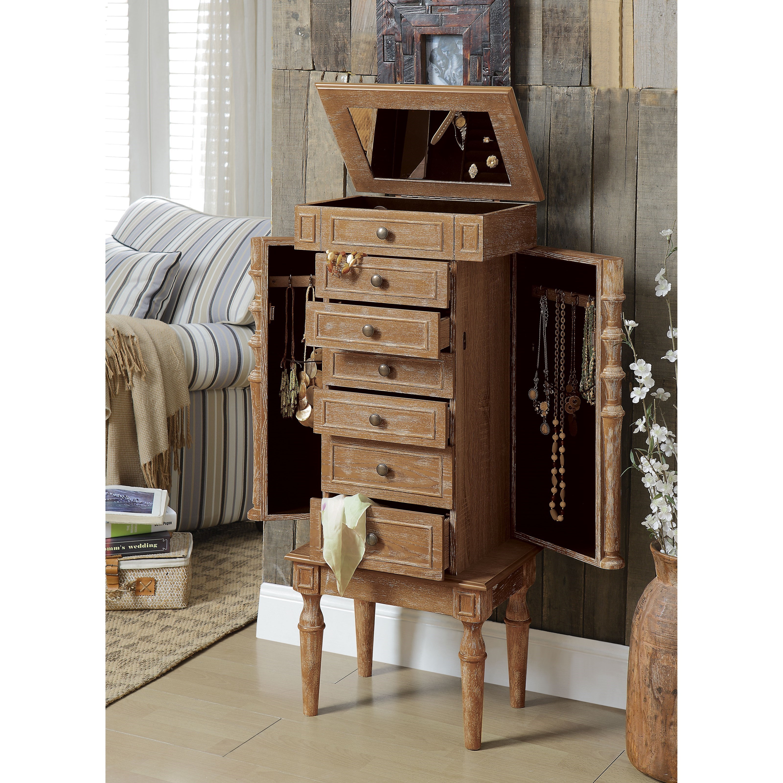 Value city shop jewelry armoire
