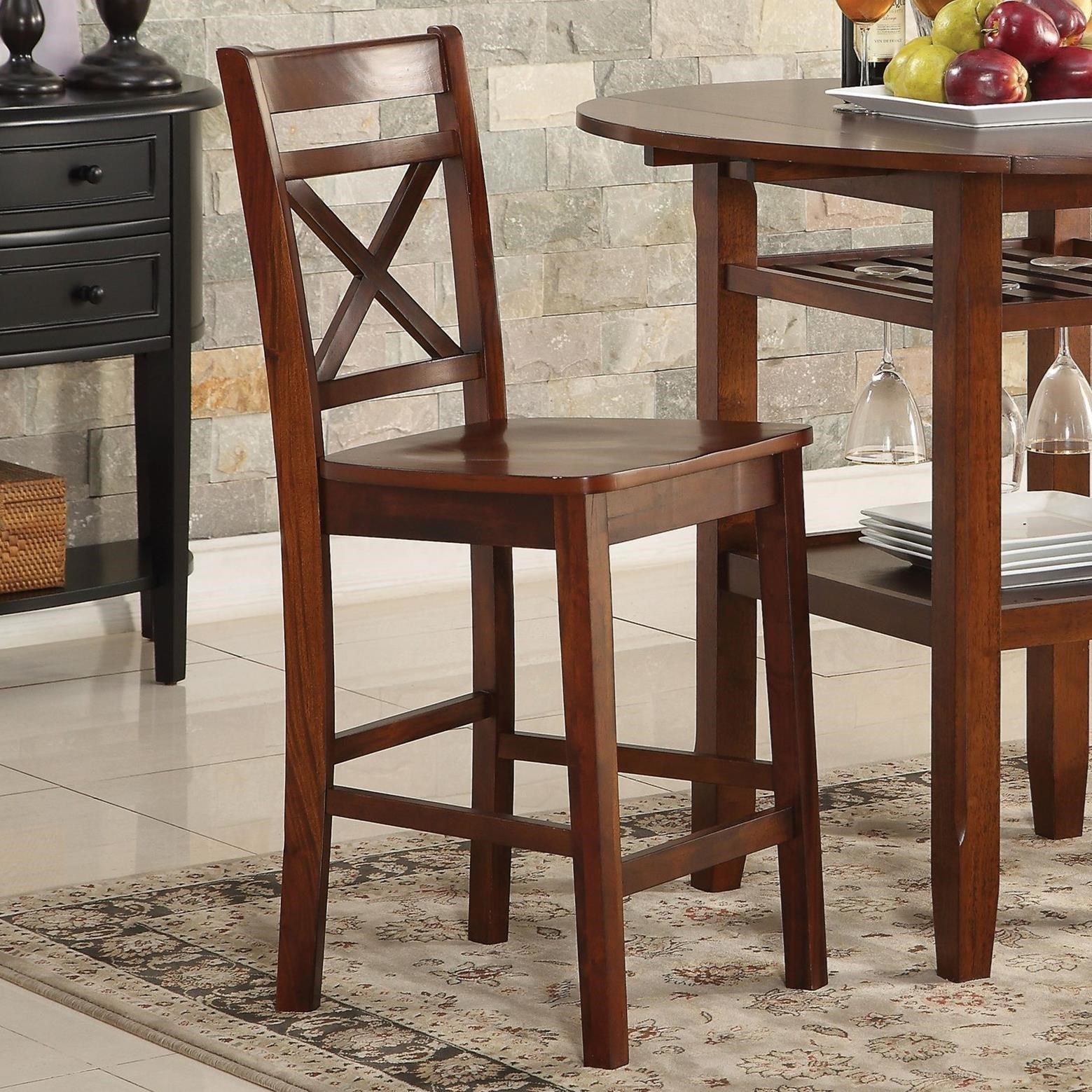 Acme Furniture Tartys 72537 Counter Height Chair Del Sol Furniture Bar Stools