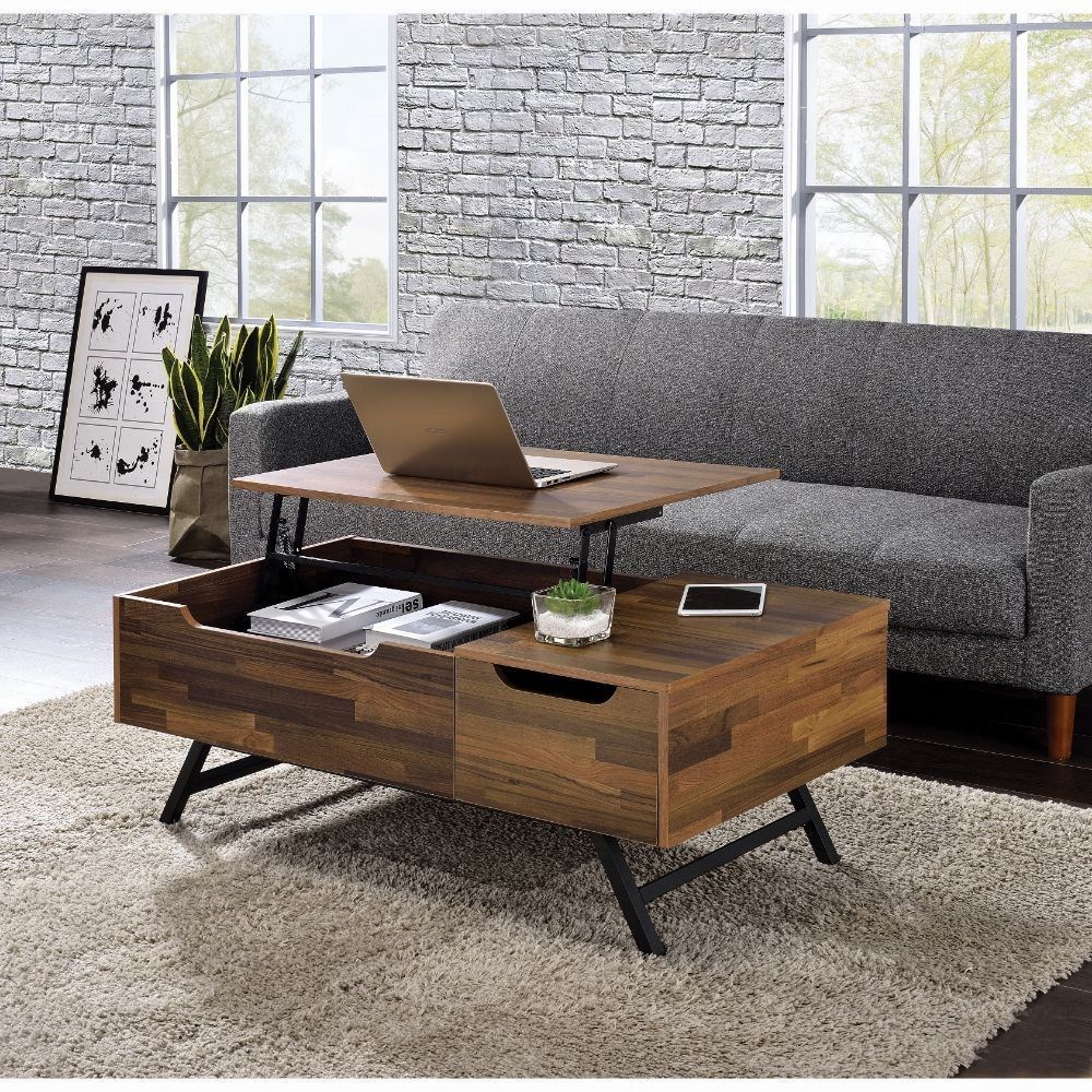 Mid century lift top coffee discount table