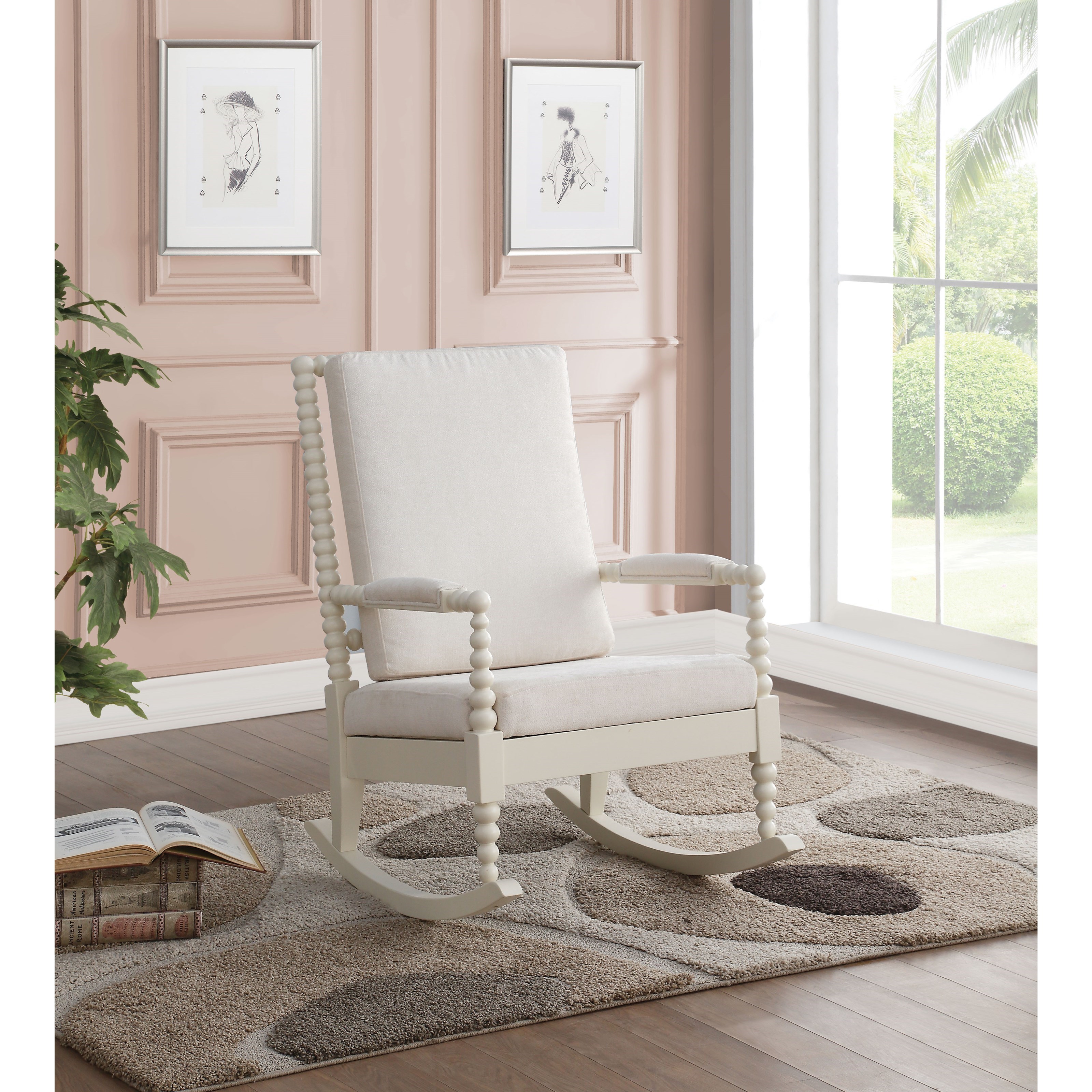 Cream rocking chair 2025