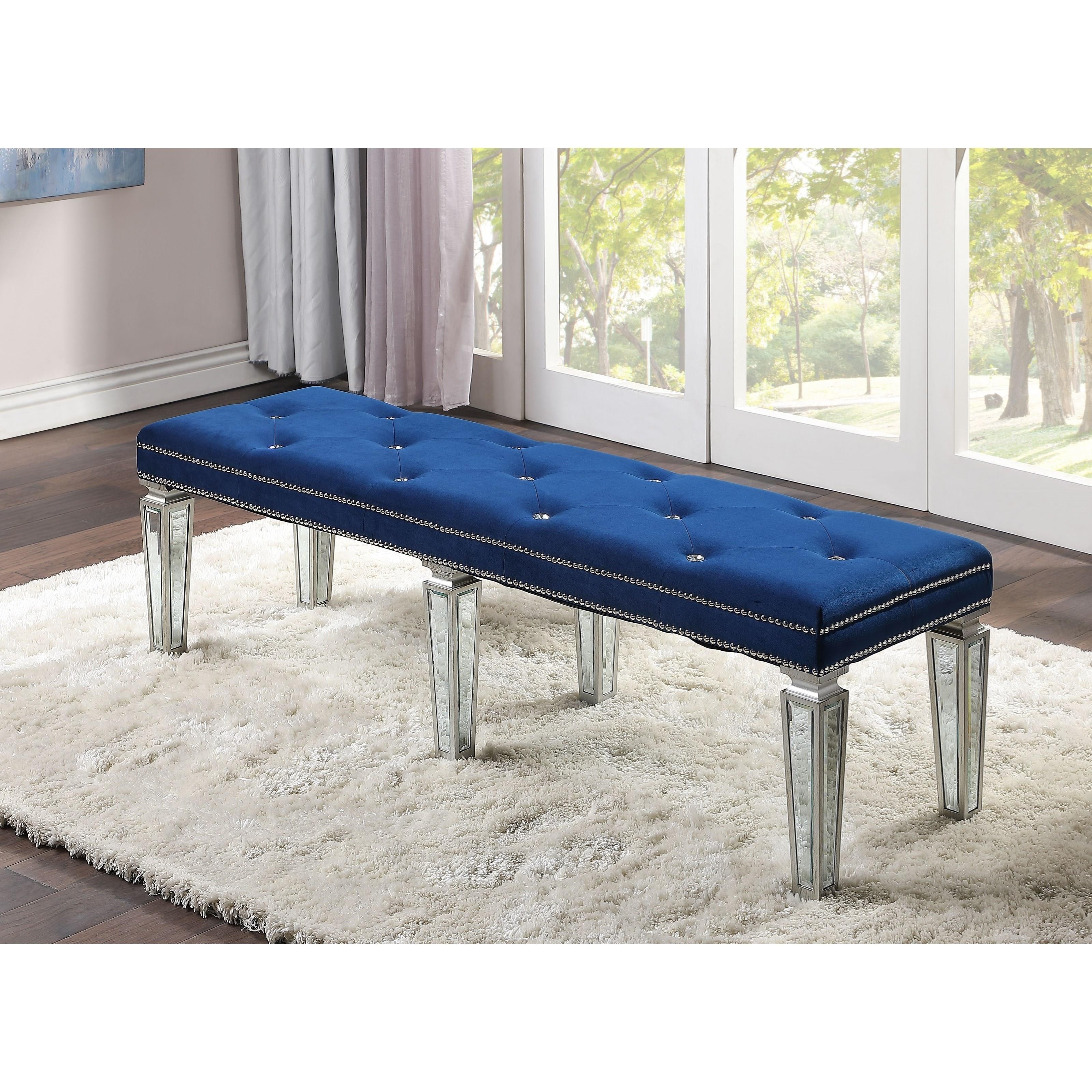 Mirrored bench sale