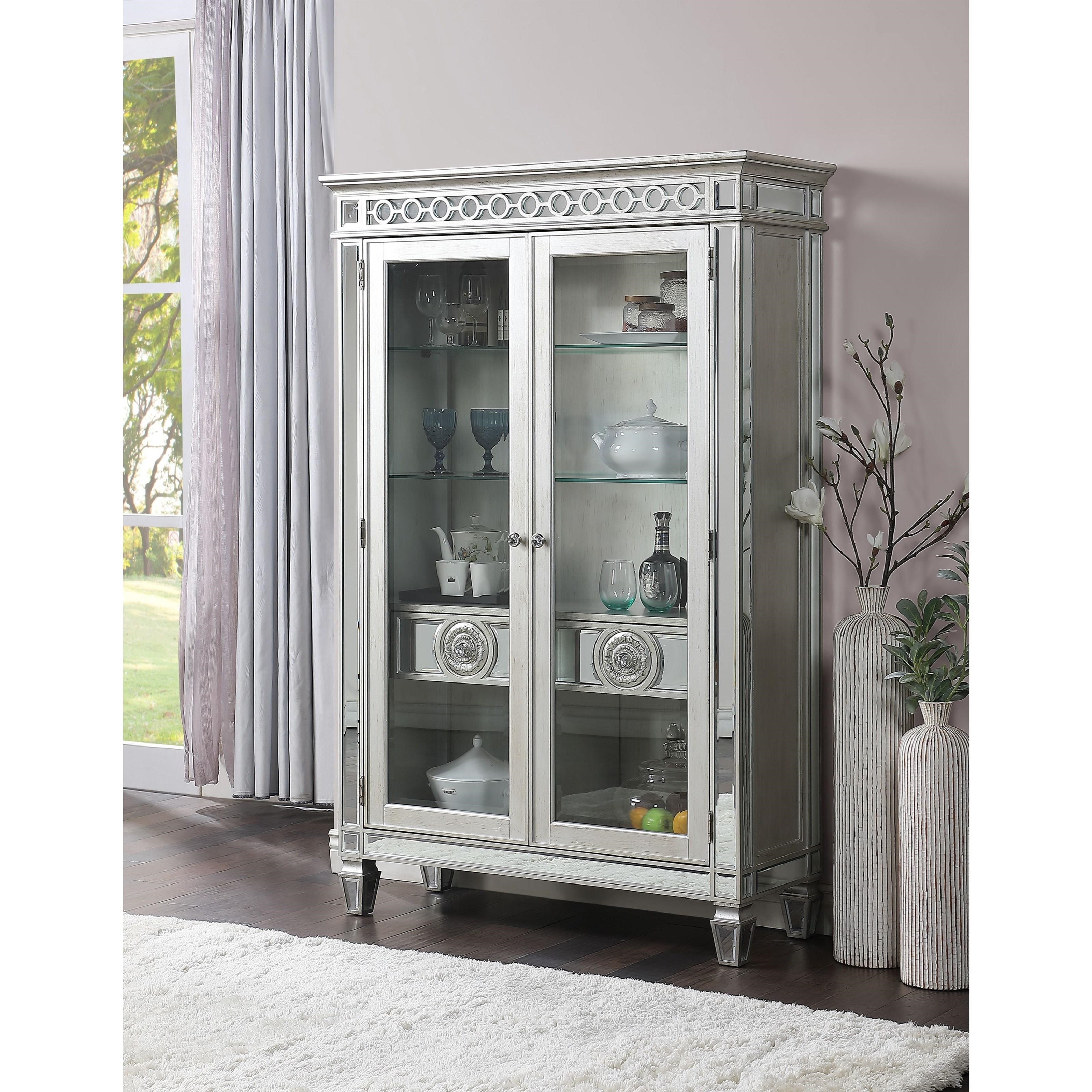 Acme curio cabinet new arrivals